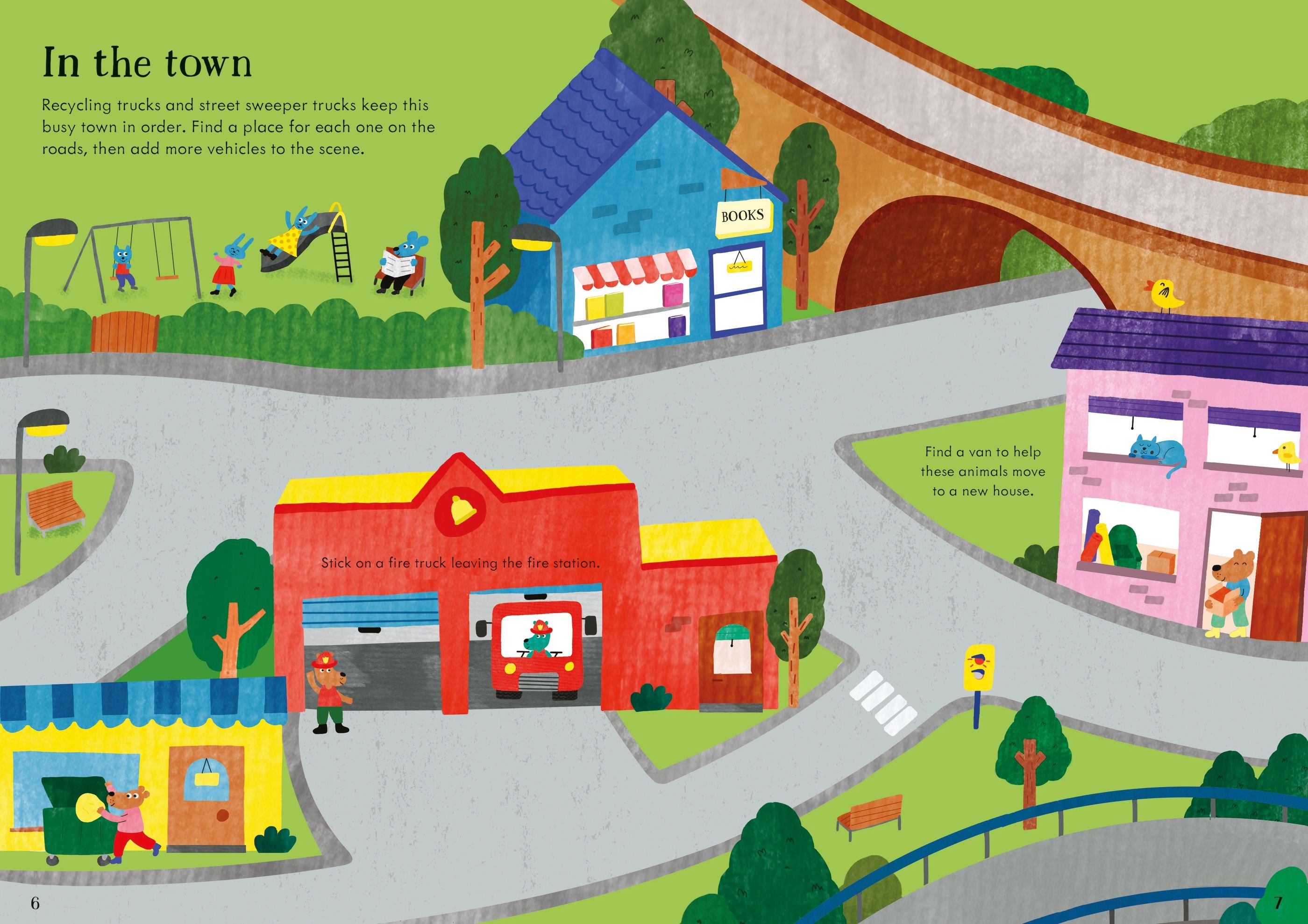 Usborne Little First Stickers: Tractors and Trucks