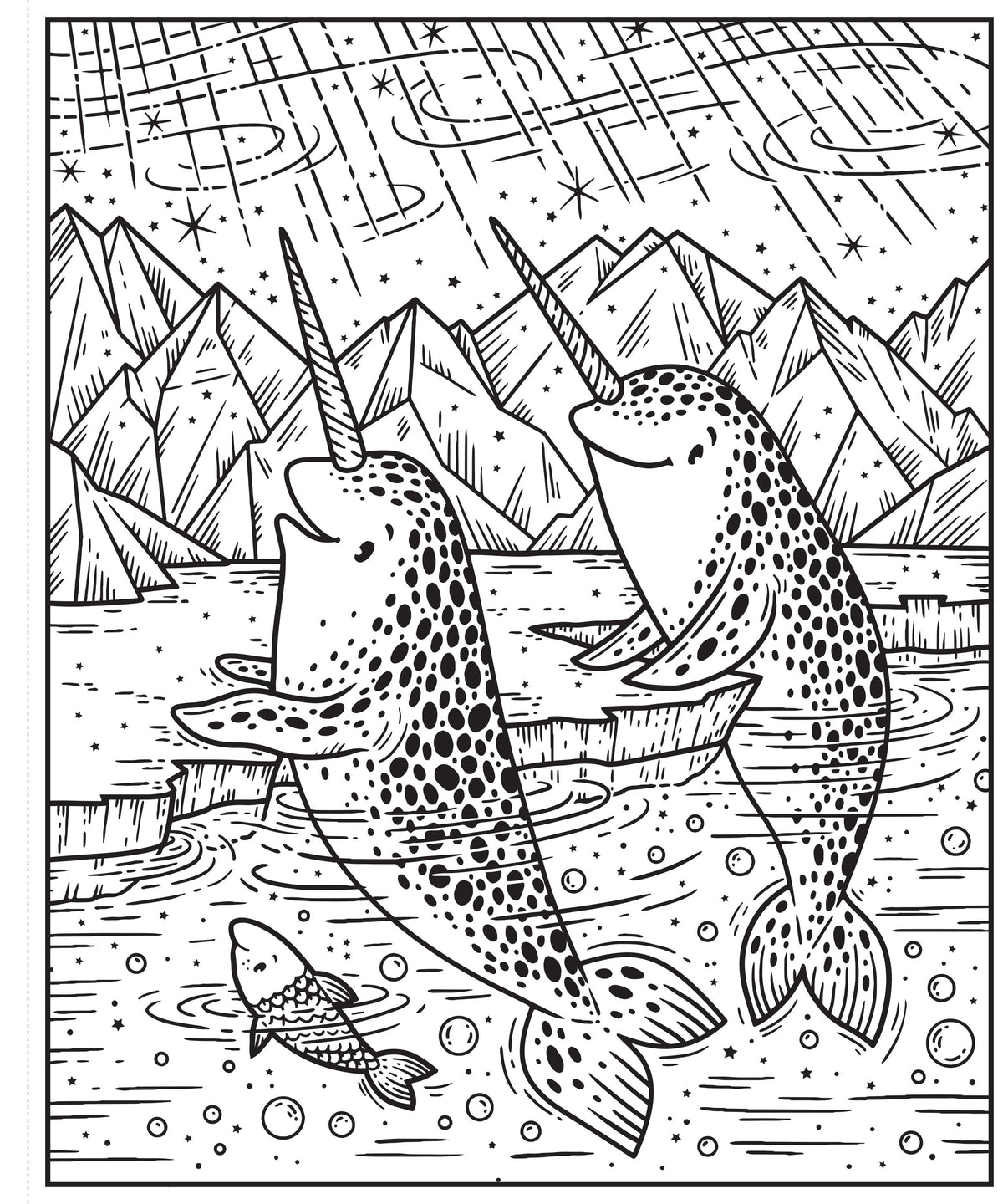 Usborne Magic Painting Book: Narwhals And Other Sea Creatures