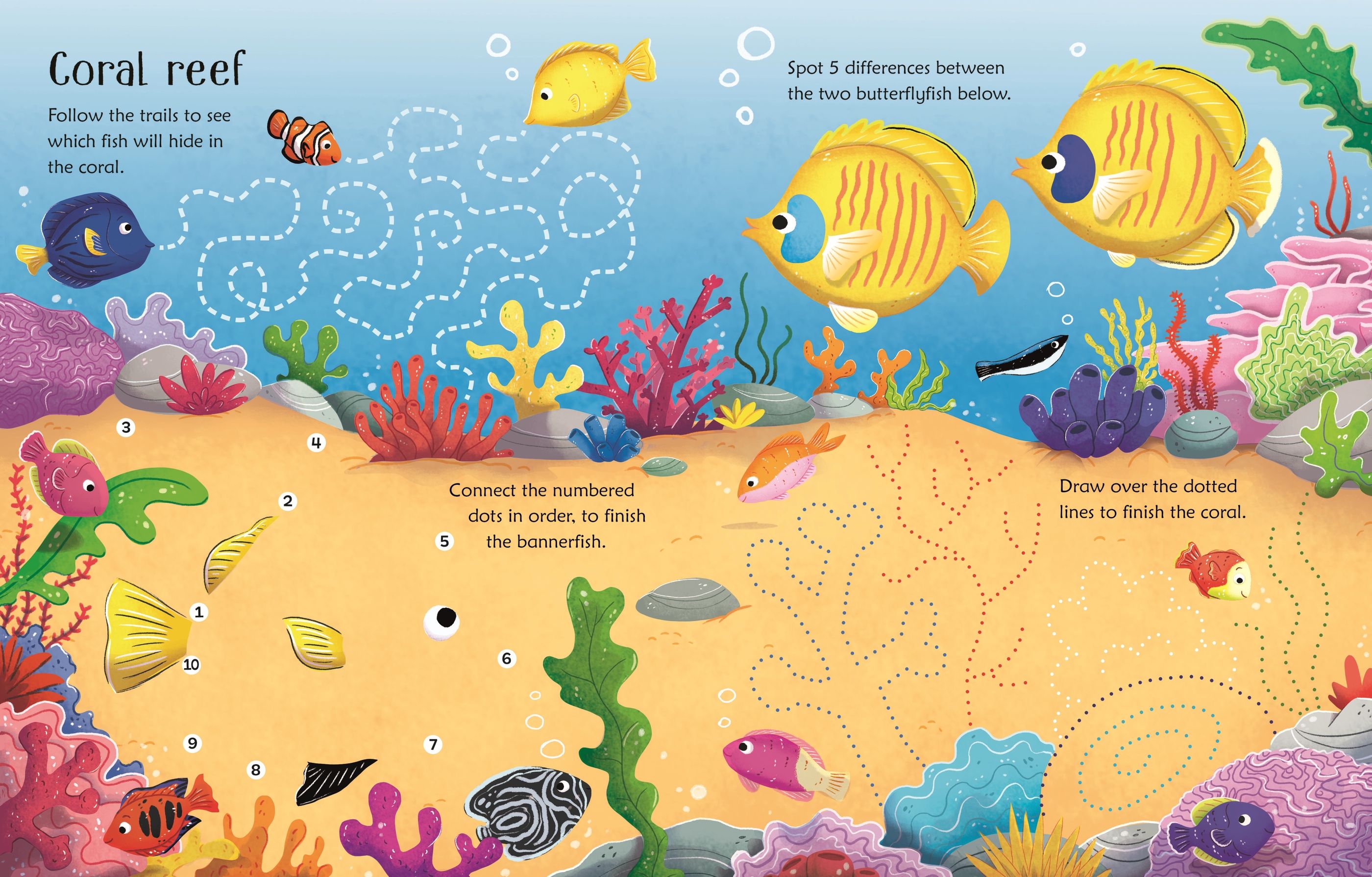 Usborne Wipe-Clean Aquarium Activities