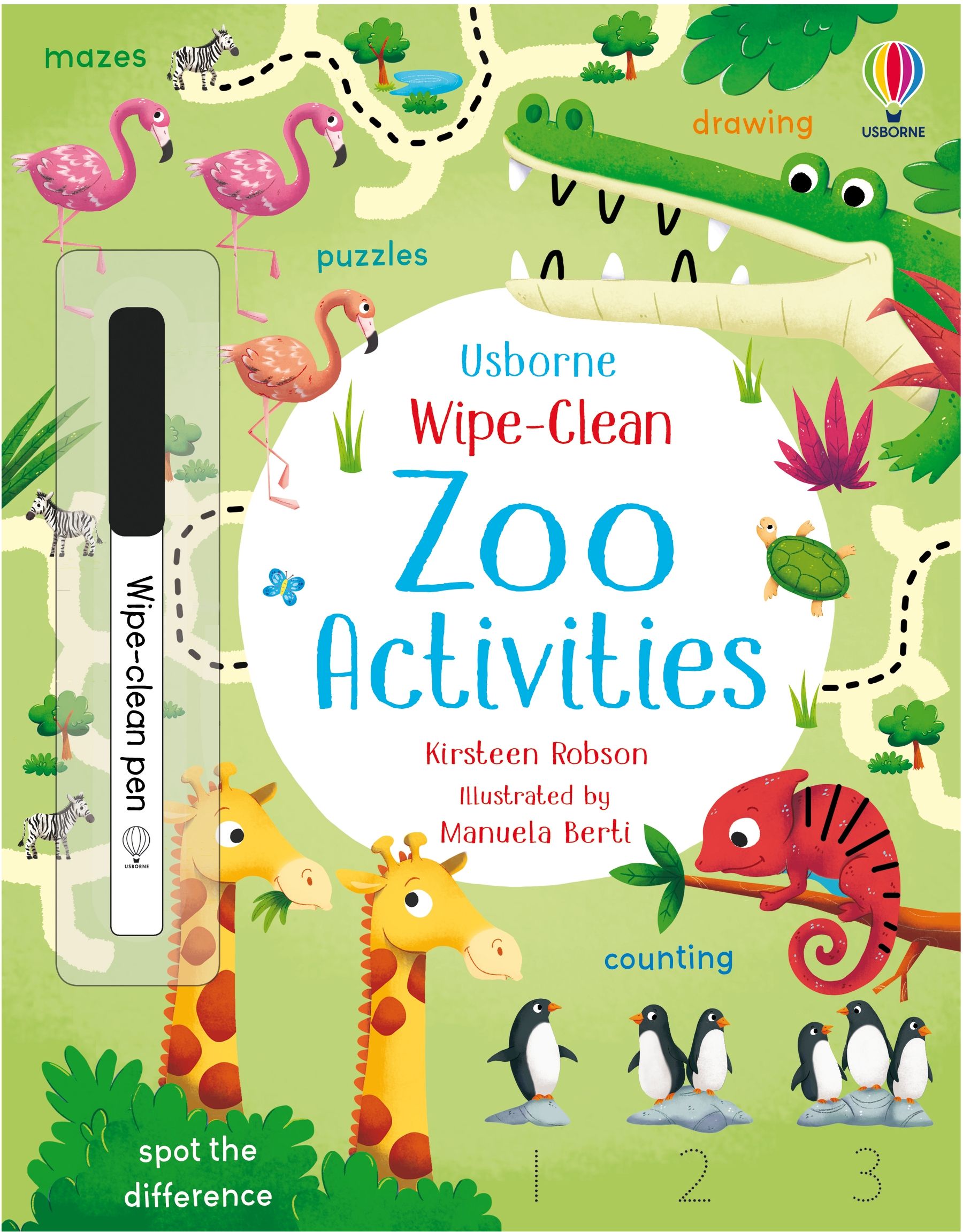 Usborne Wipe-Clean Zoo Activities