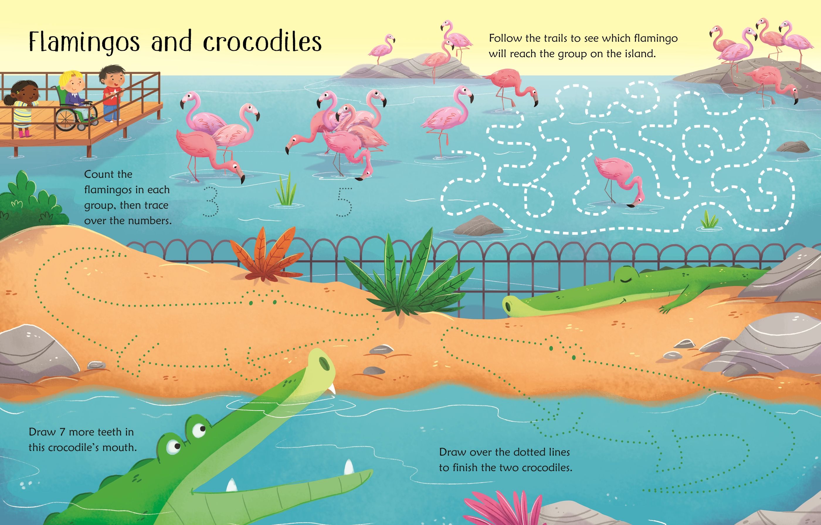 Usborne Wipe-Clean Zoo Activities