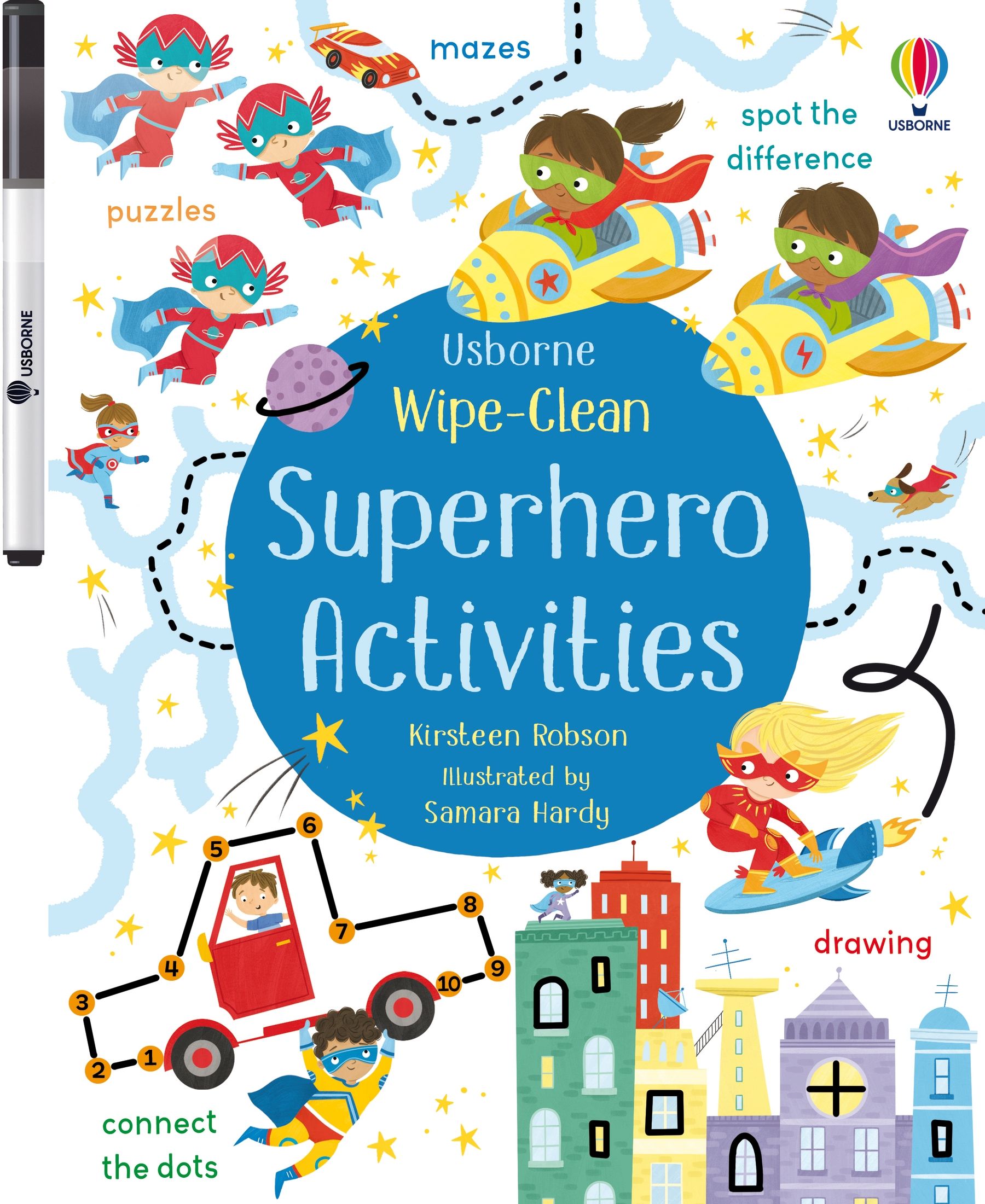 Usborne Wipe-Clean Superhero Activities