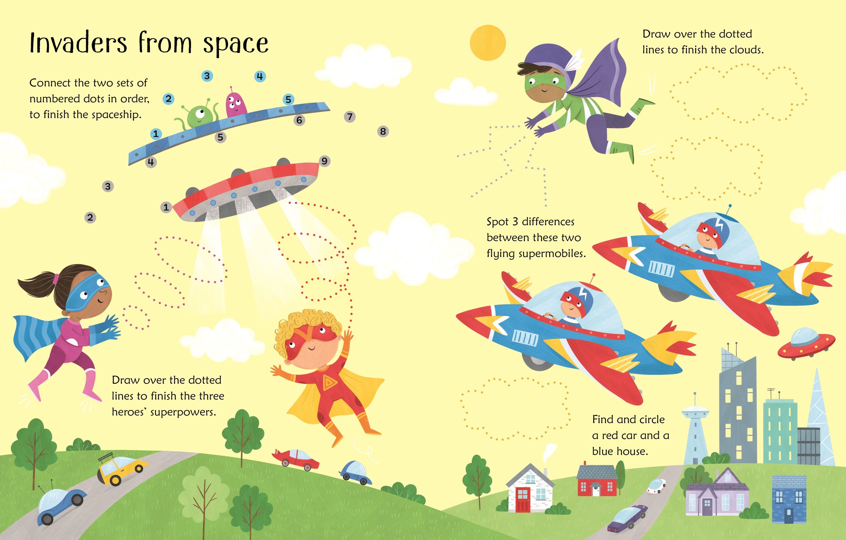 Usborne Wipe-Clean Superhero Activities