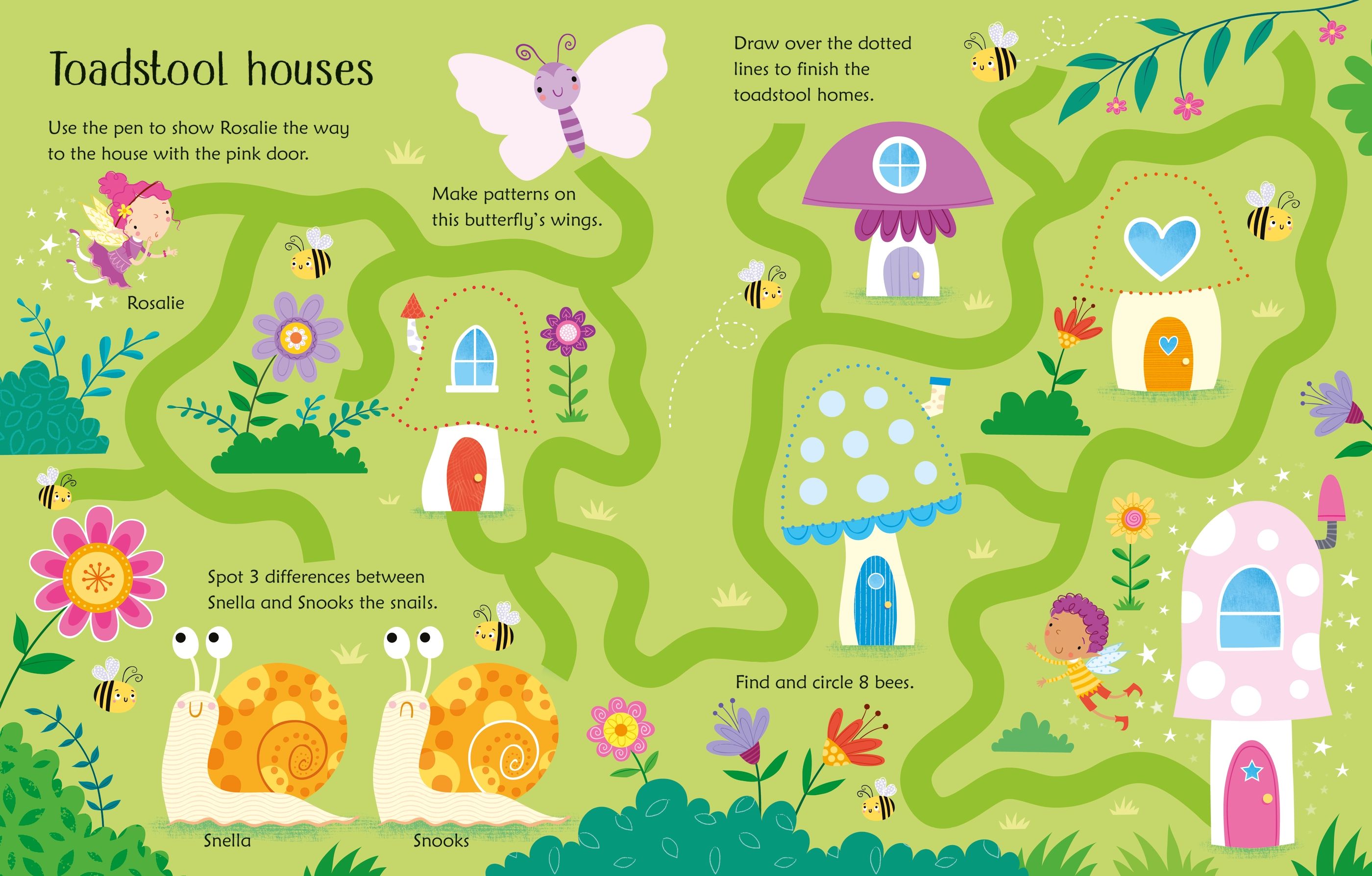 Usborne Wipe-Clean Fairy Activities