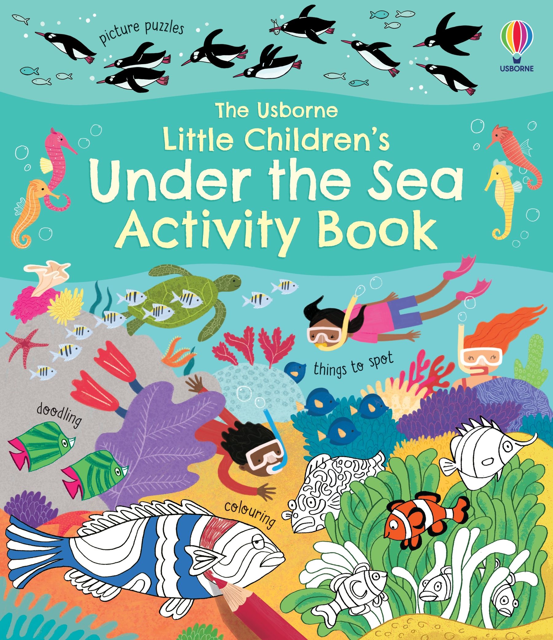 Usborne Little Childrens Under the Sea Activity Book