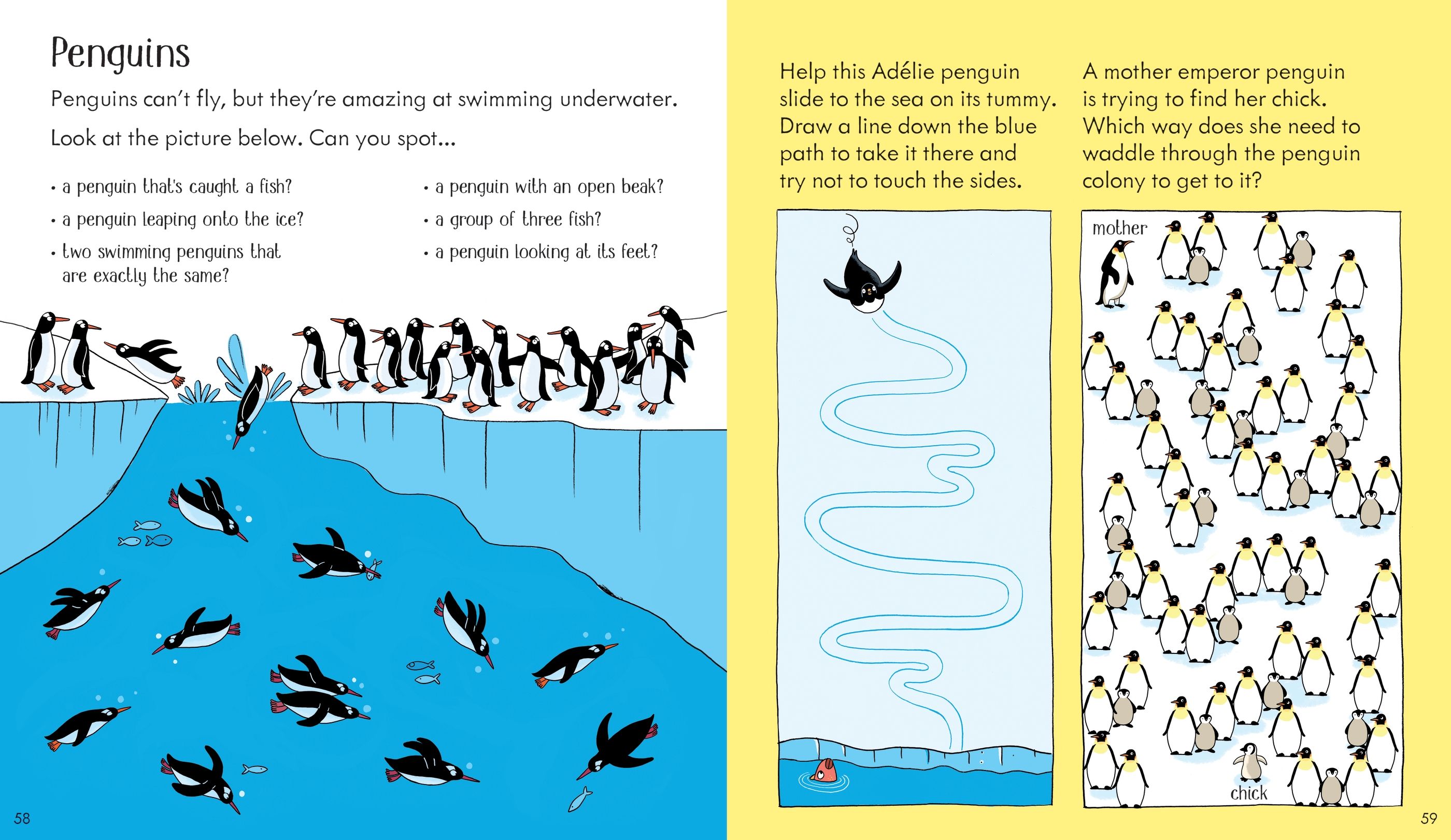Usborne Little Childrens Under the Sea Activity Book