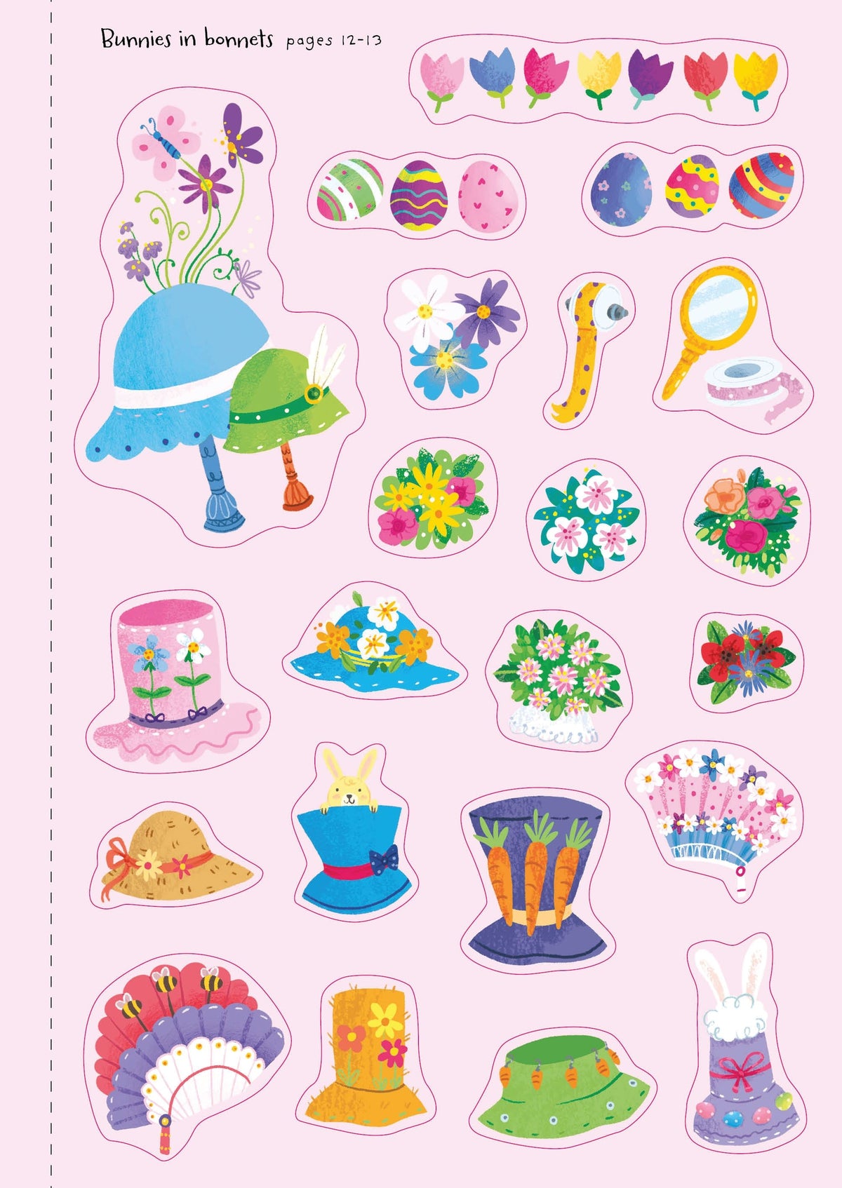 Usborne Little First Stickers: Bunnies