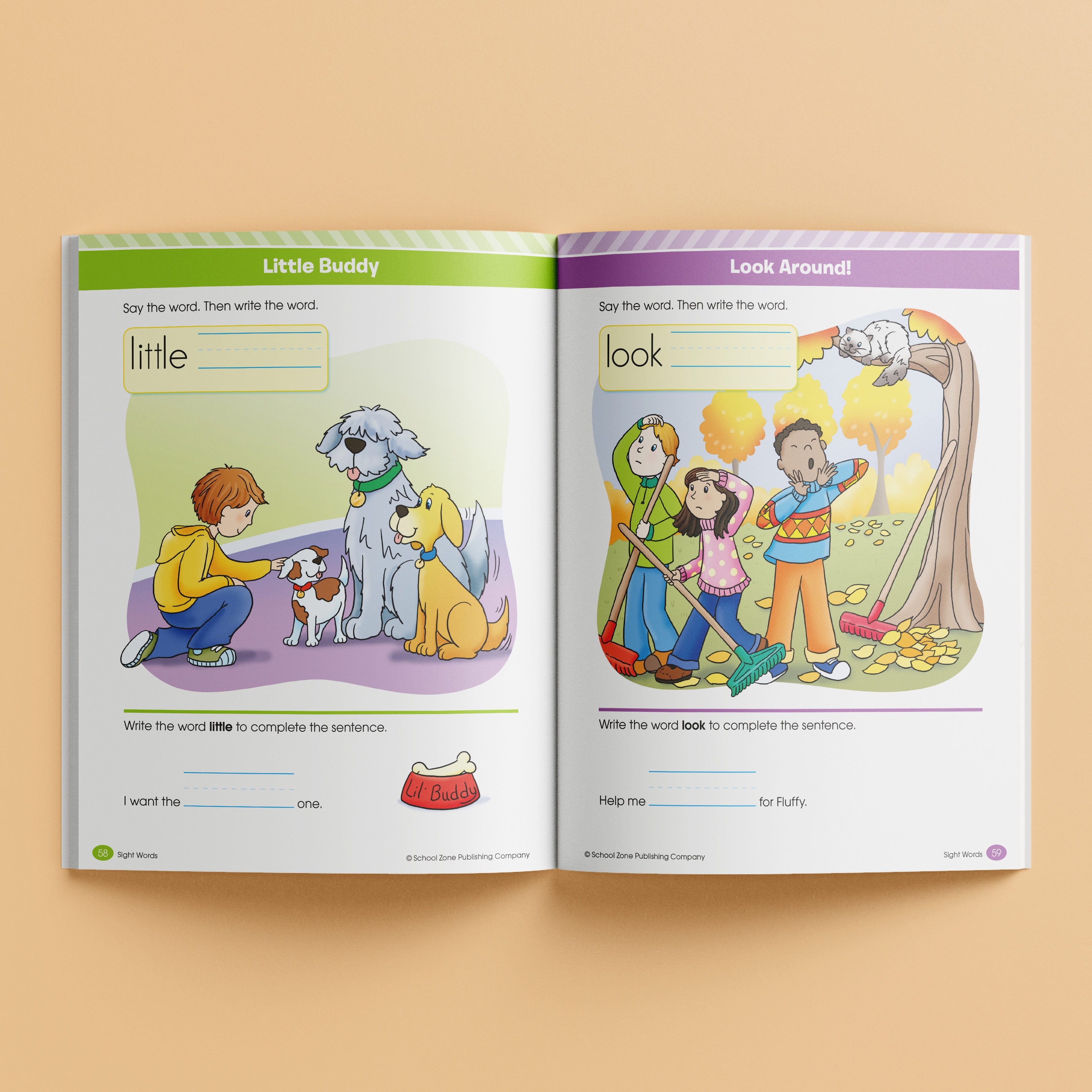 School Zone Giant Workbook Beginning Reading