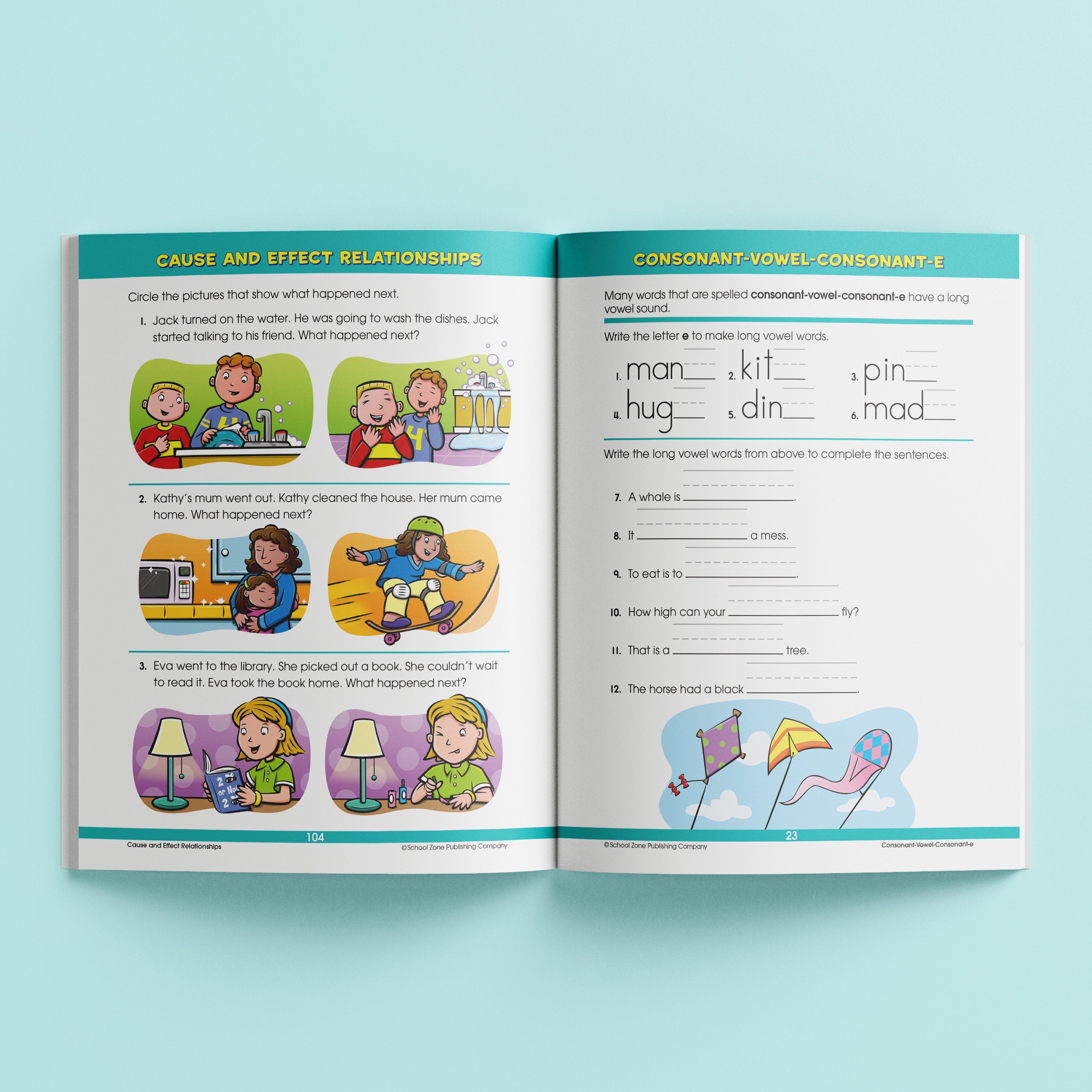 School Zone Giant Workbook First Grade