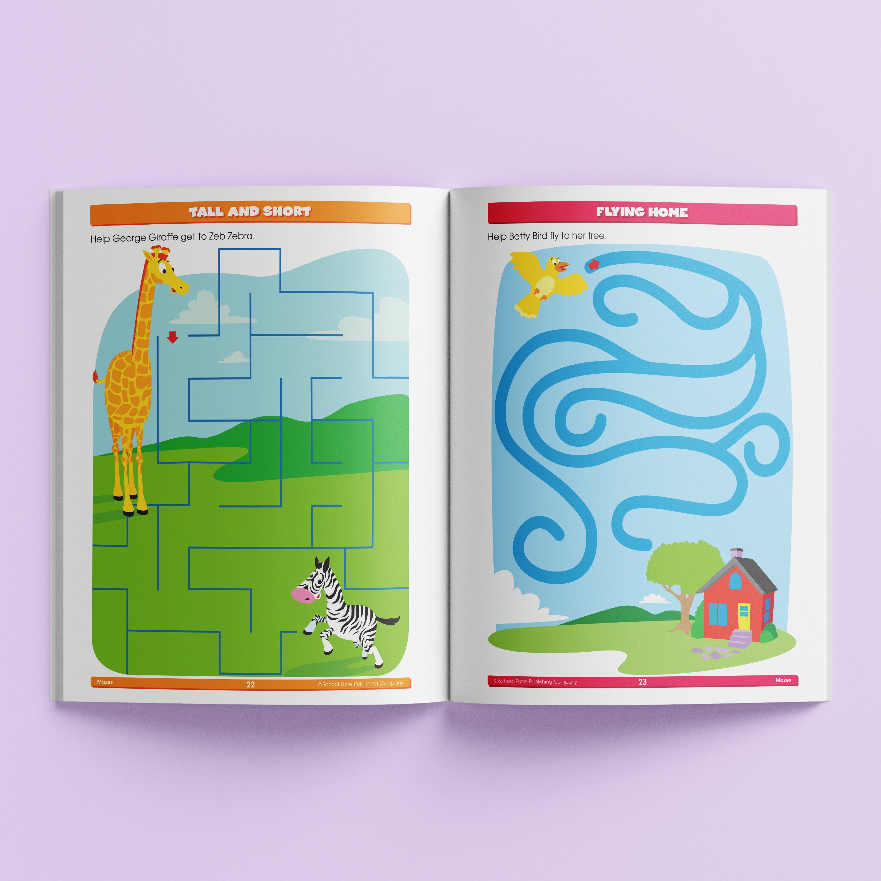 School Zone An Activity Zone Book: Mazes (Ages 4-6)