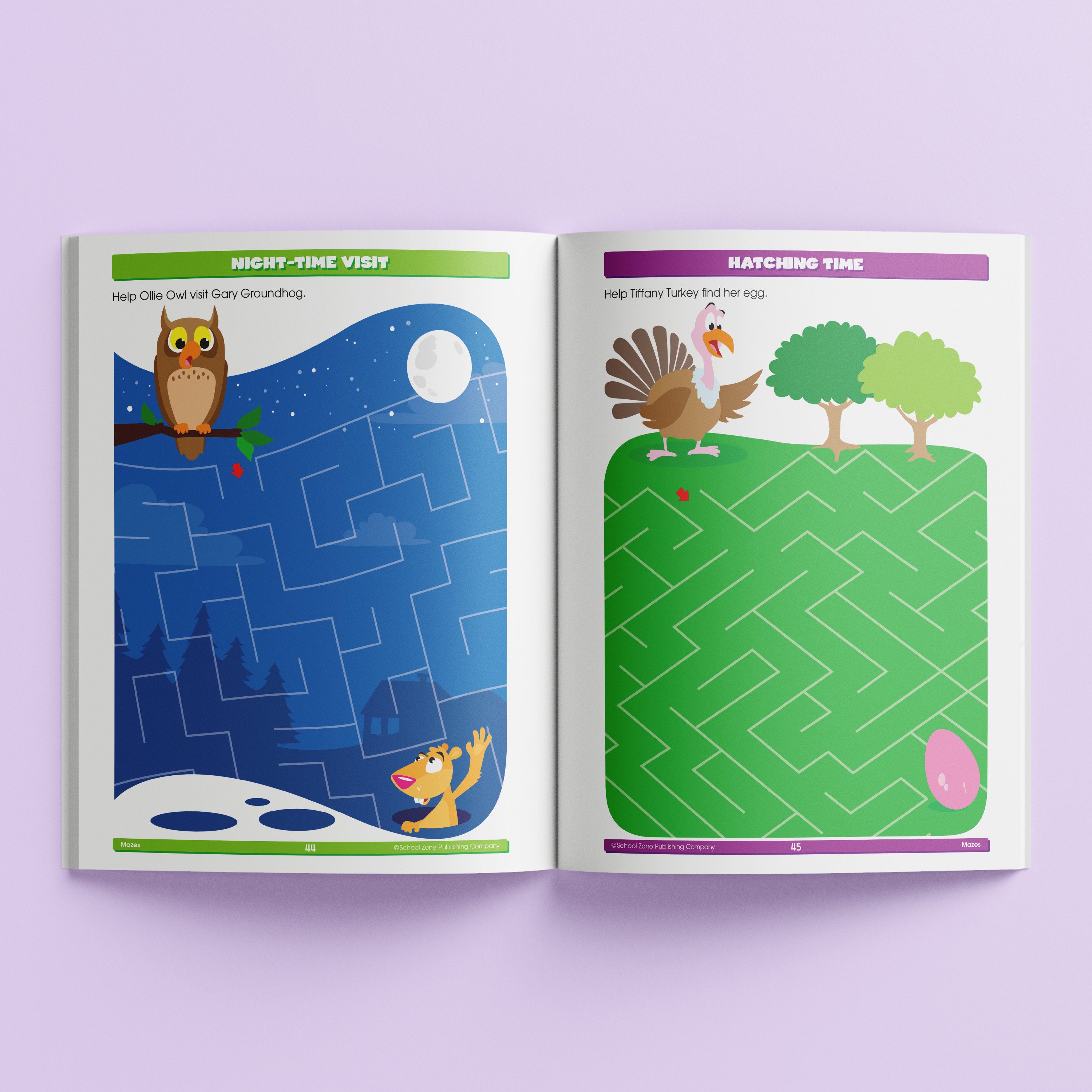 School Zone An Activity Zone Book: Mazes (Ages 4-6)