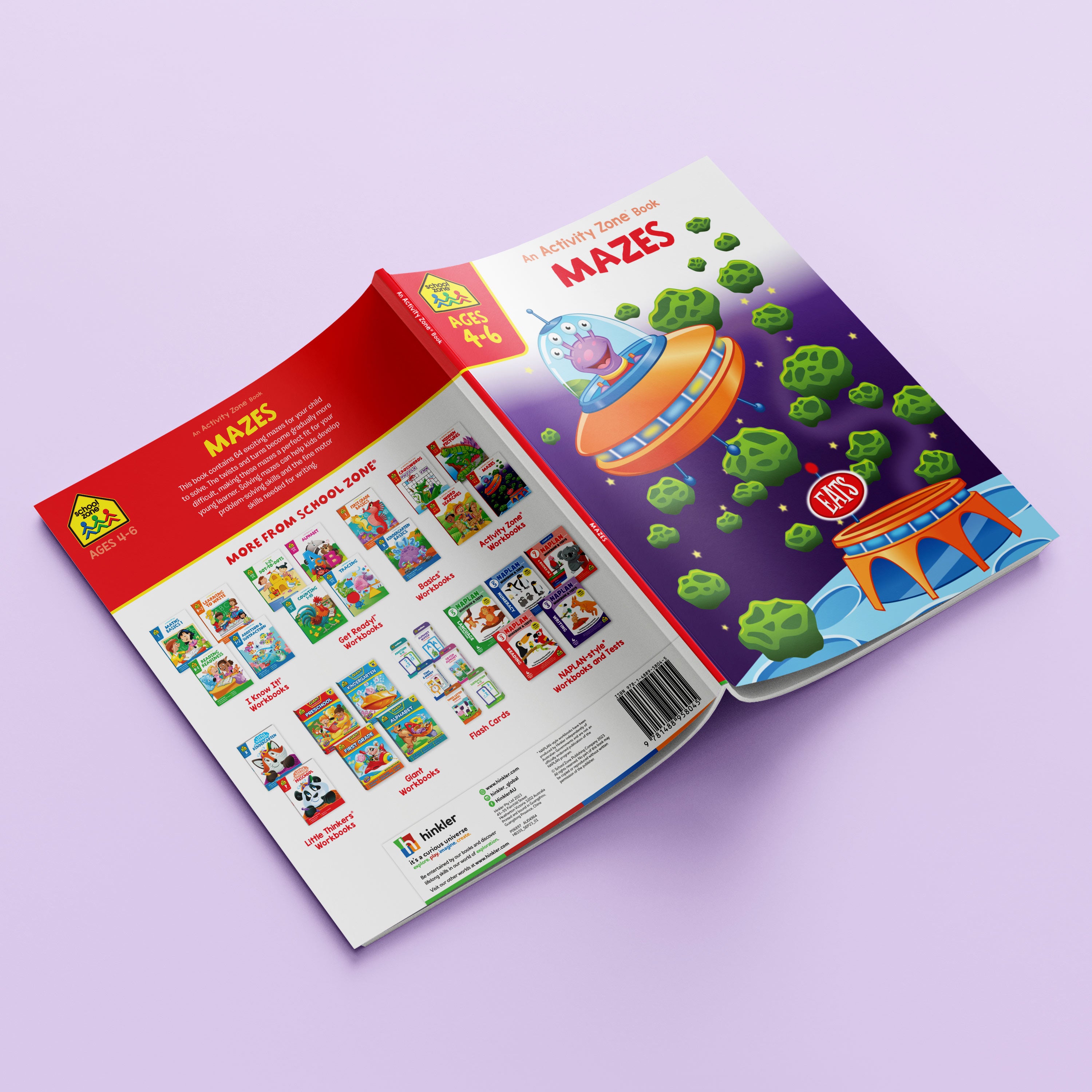 School Zone An Activity Zone Book: Mazes (Ages 4-6)