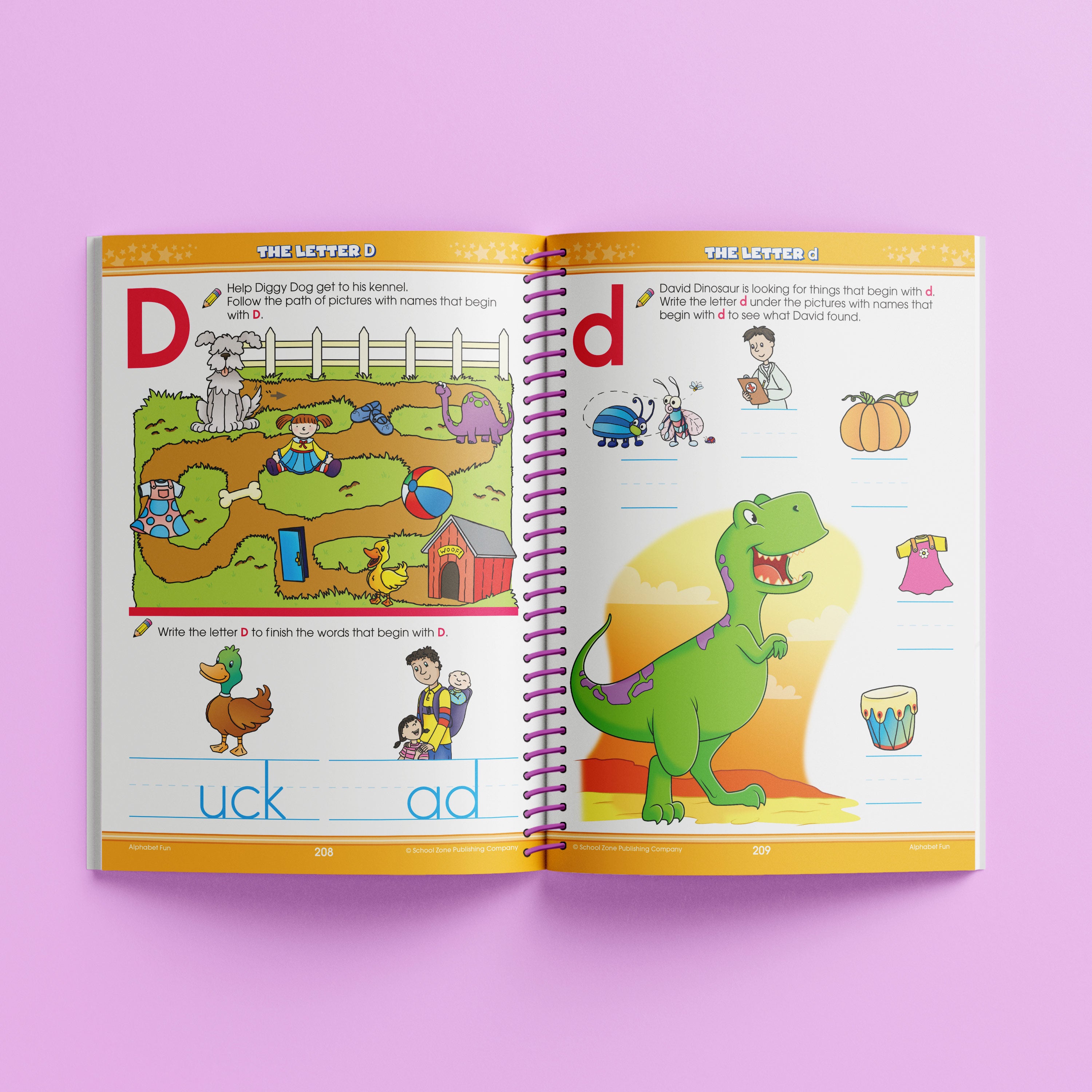 School Zone Big Spiro Workbook Alphabet: P (Ages 3-5)