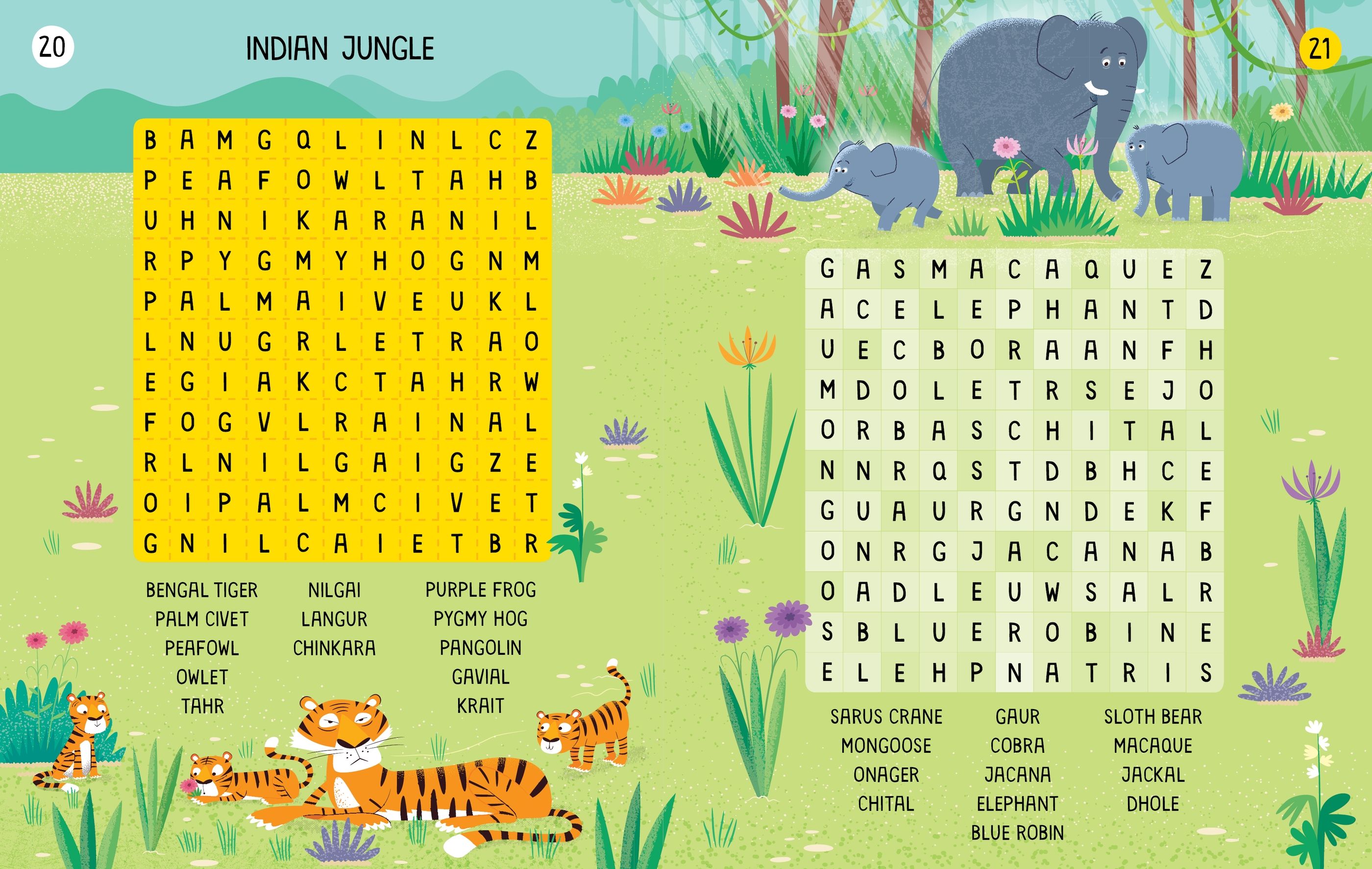 Usborne 100 Childrens Wordsearches: Animals