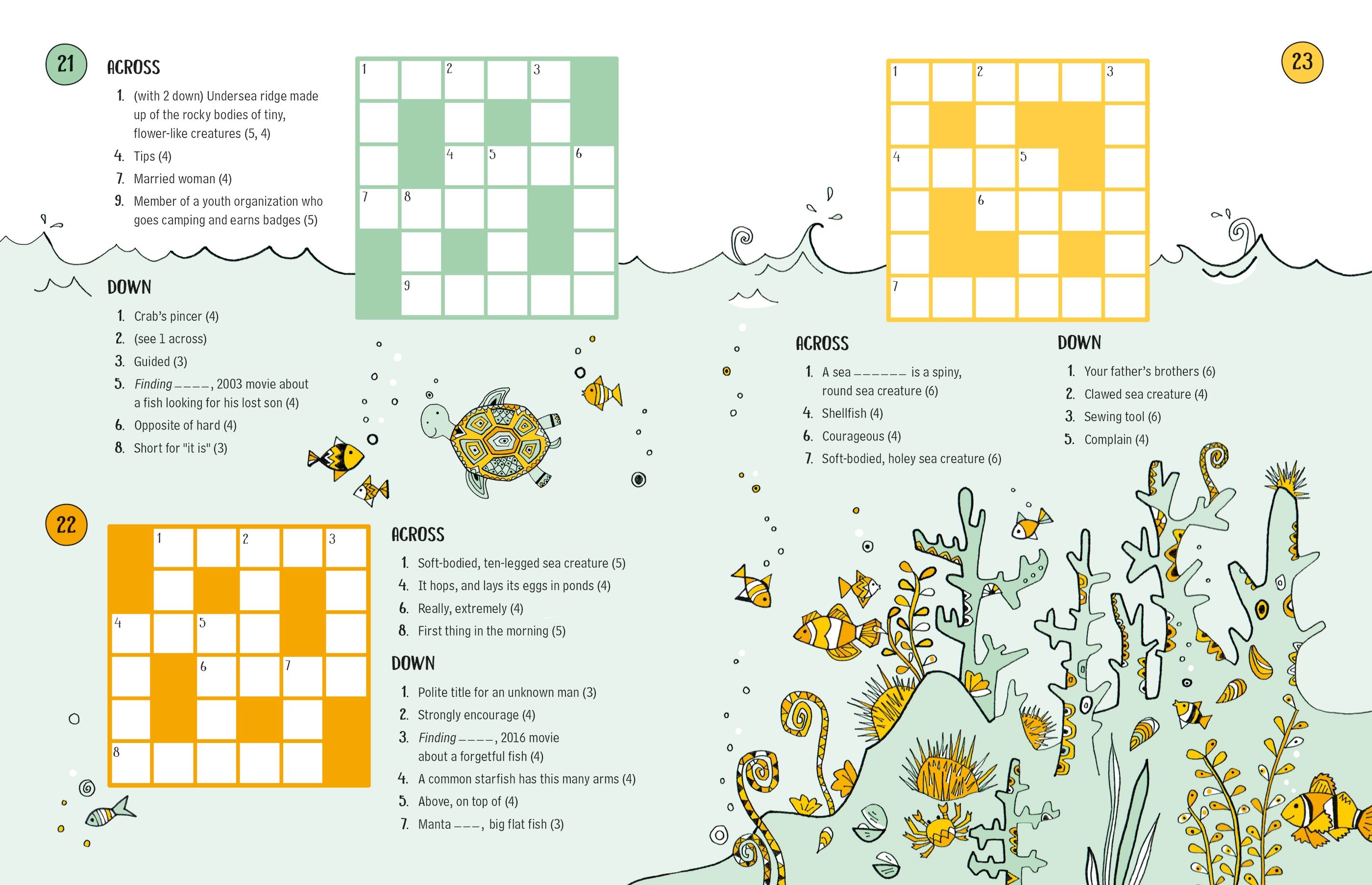 Usborne 100 Childrens Crosswords: Planet Earth