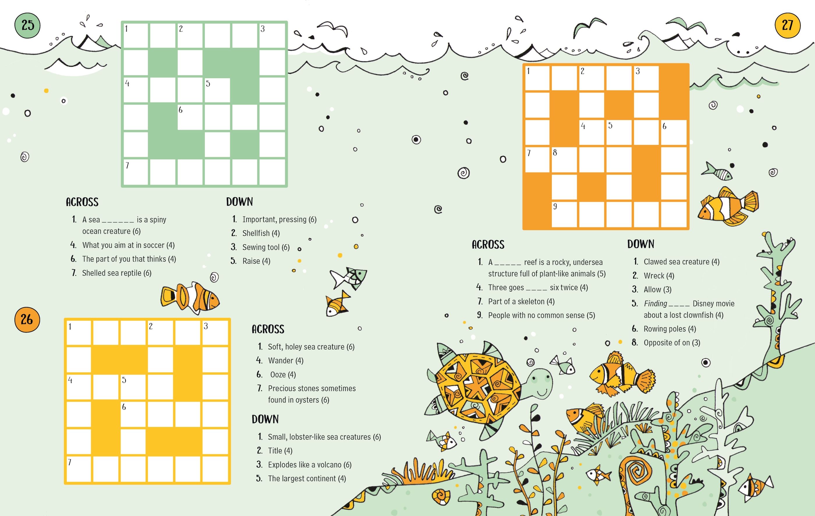 Usborne 100 Childrens Crosswords: Animals