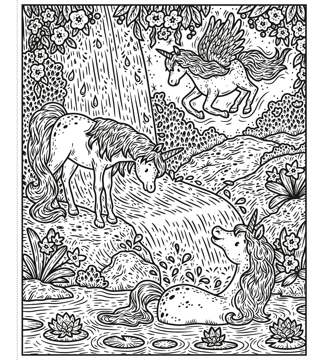 Usborne Magic Painting Book: Unicorn World