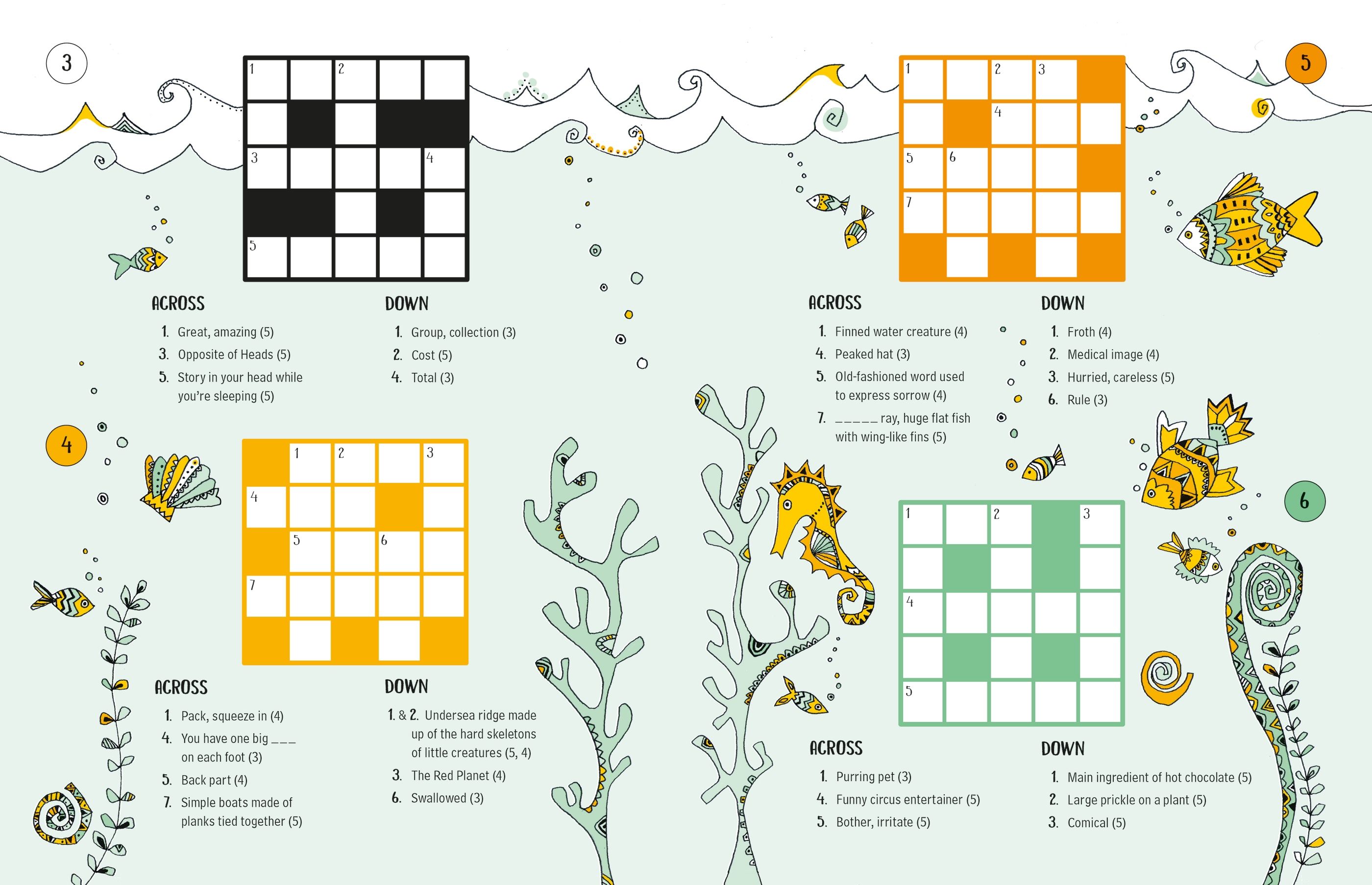 Usborne 100 Childrens Crosswords: General Knowledge