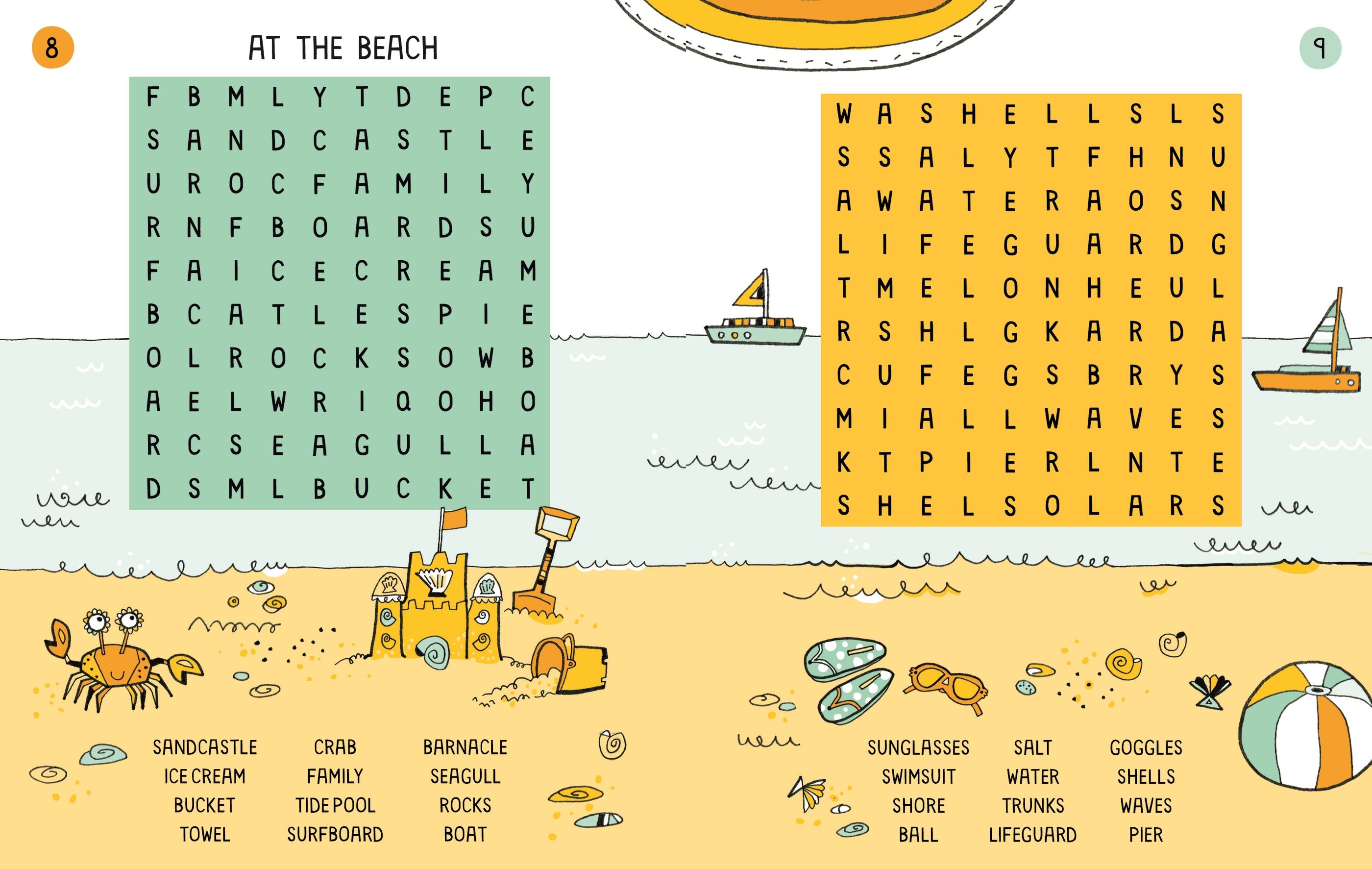 Usborne 100 Childrens Wordsearches: Holiday