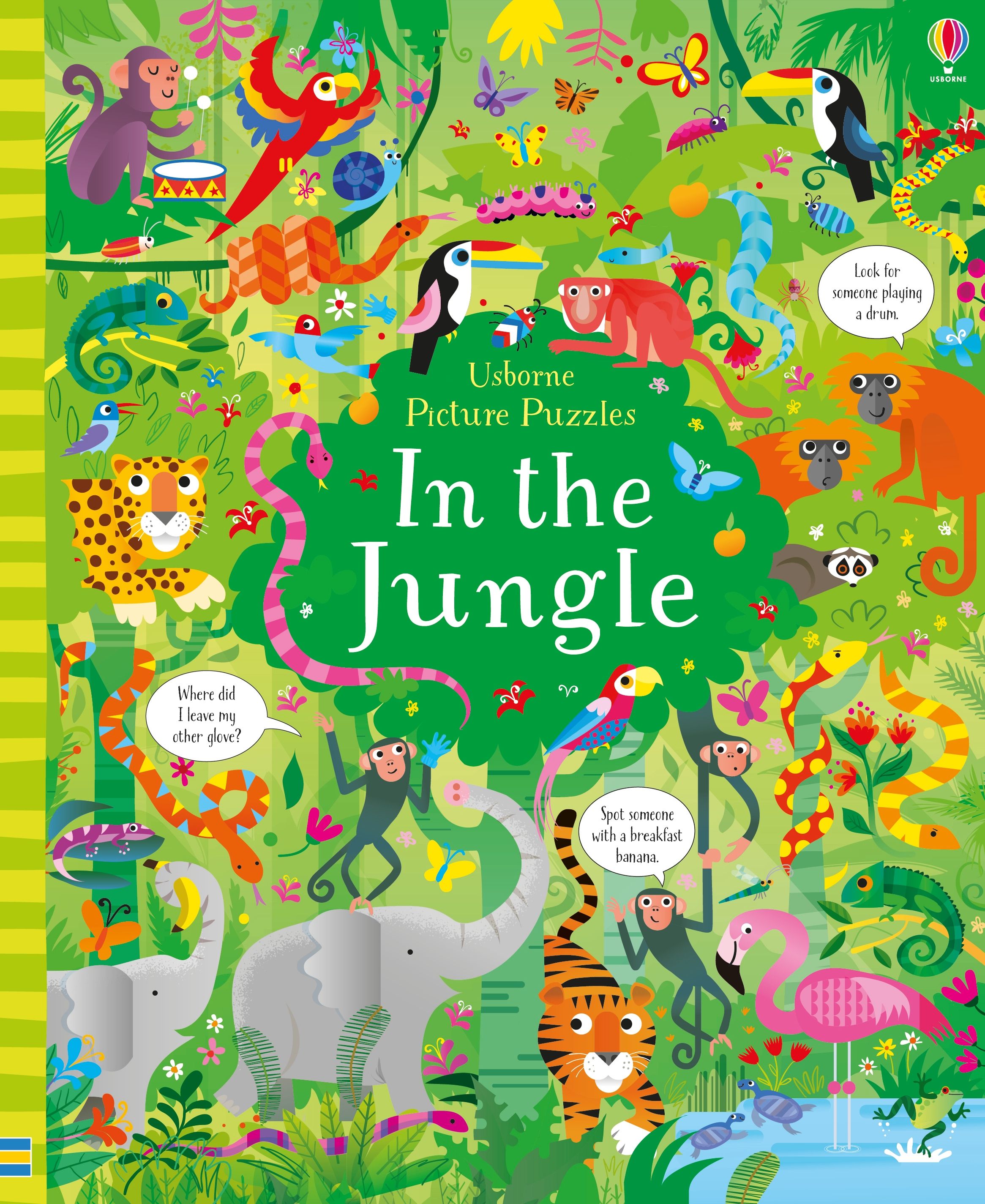 Usborne Book and Jigsaw: In the Jungle