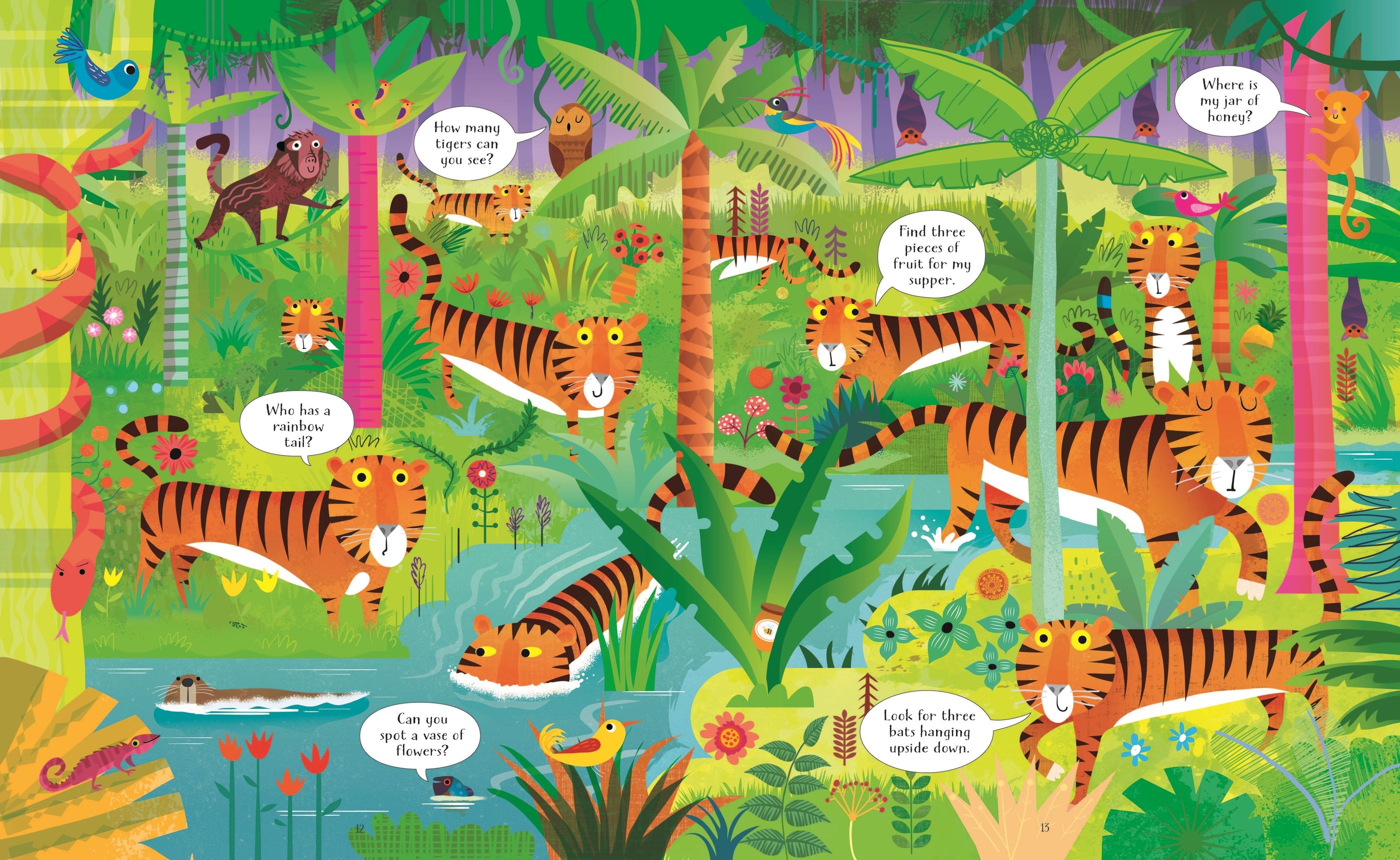 Usborne Book and Jigsaw: In the Jungle