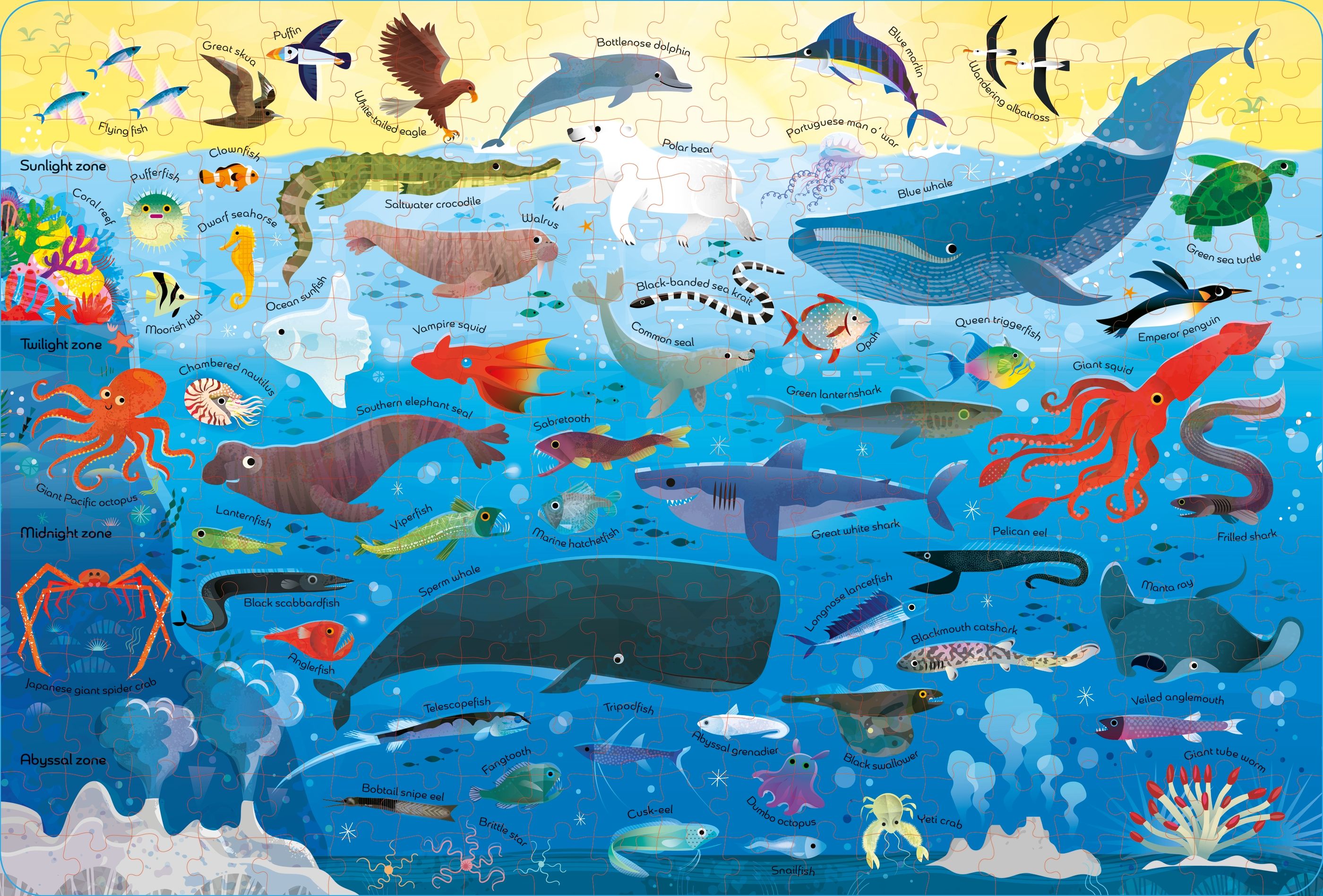 Usborne Book and Jigsaw: Oceans