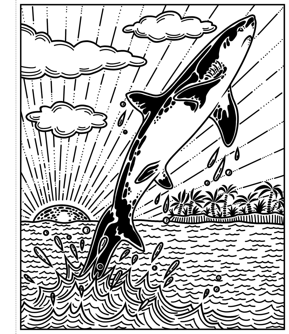Usborne Magic Painting Book: Sharks