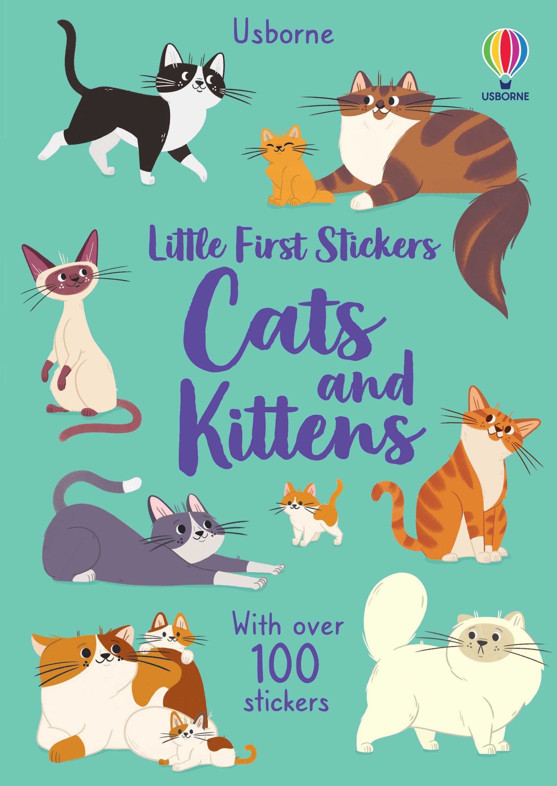 Usborne Little First Stickers Cats and Kittens