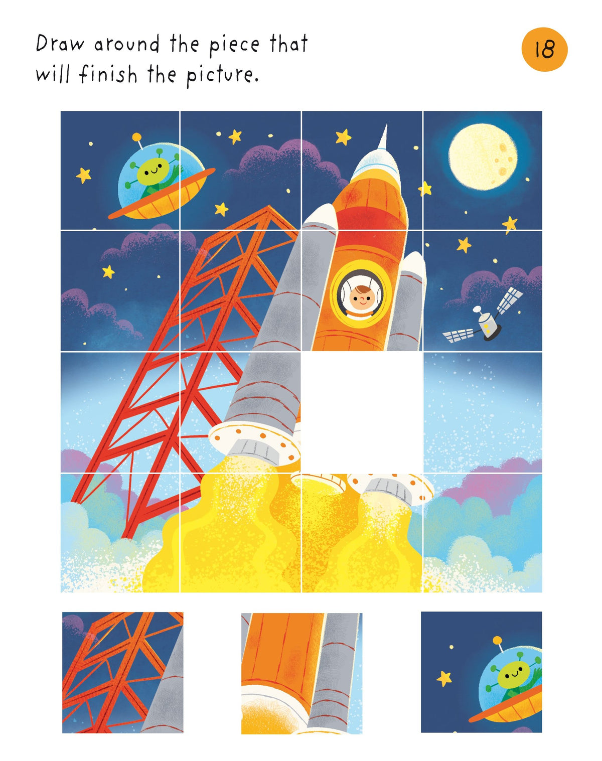 Usborne Little Childrens Space Puzzles