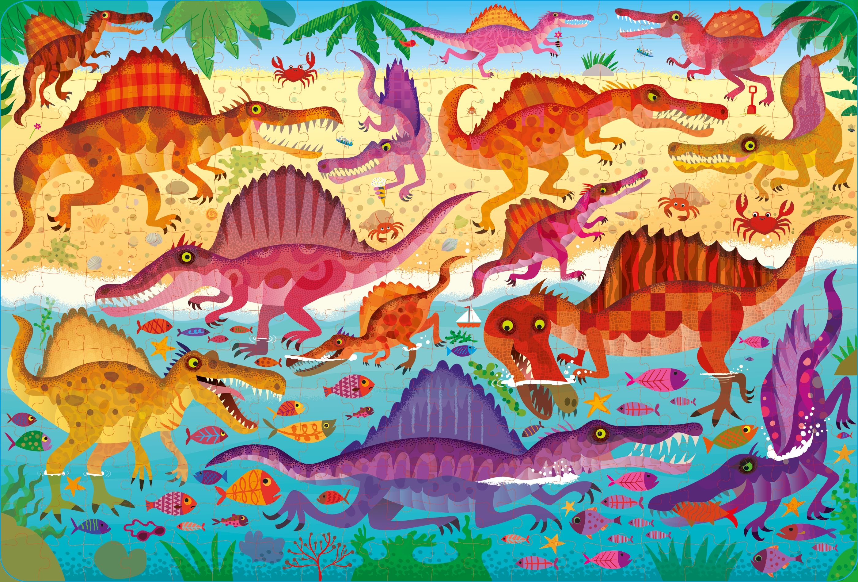 Usborne Book and Jigsaw: Dinosaurs