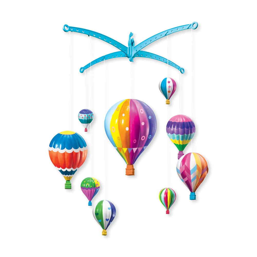 4M KidzMaker Paint Your Own Hot Air Balloons Mobile