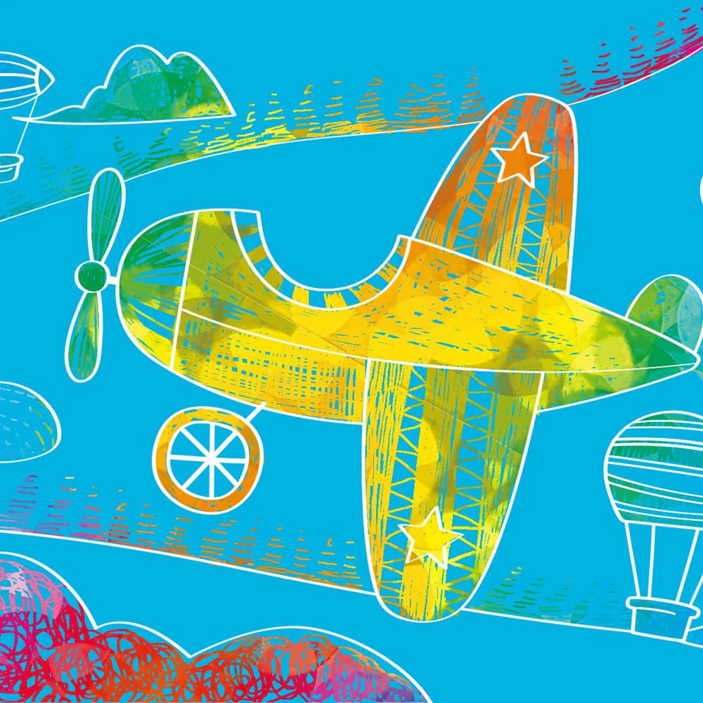 Avenir Mini Scratch Book: Airplane