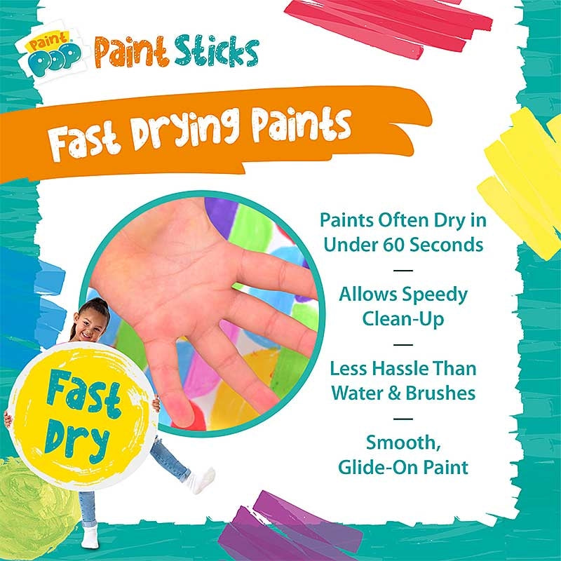 Paint Pop Classic Colours (24 Paint Sticks)