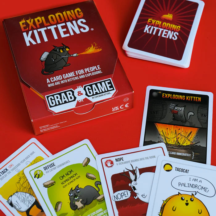Exploding Kittens Grab and Game Edition