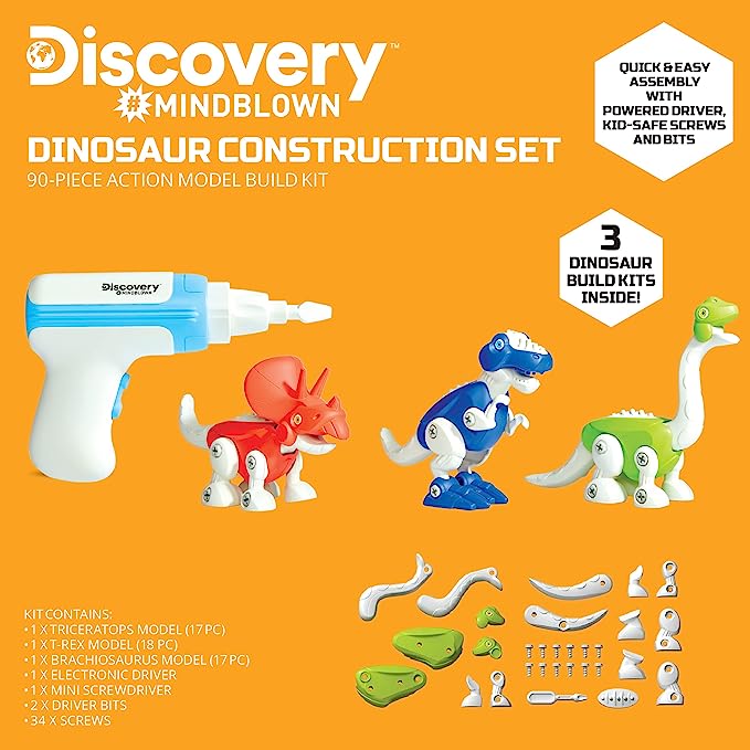 Discovery Mindblown Dinosaur Construction Set (90pc)