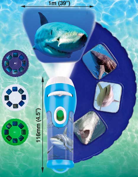 Brainstorm Torch & Projector: Shark