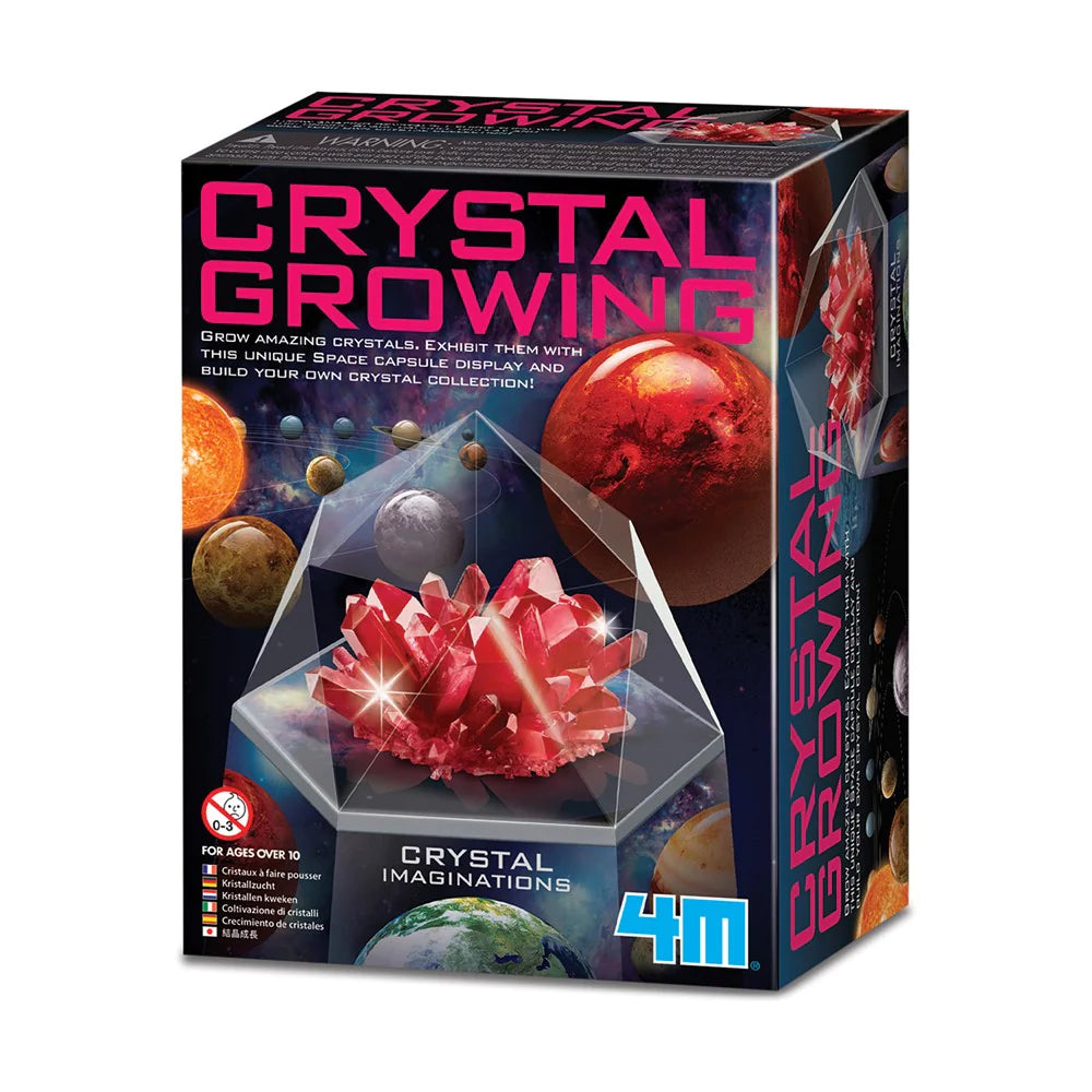 4M Crystal Growing Crystal Imaginations Red