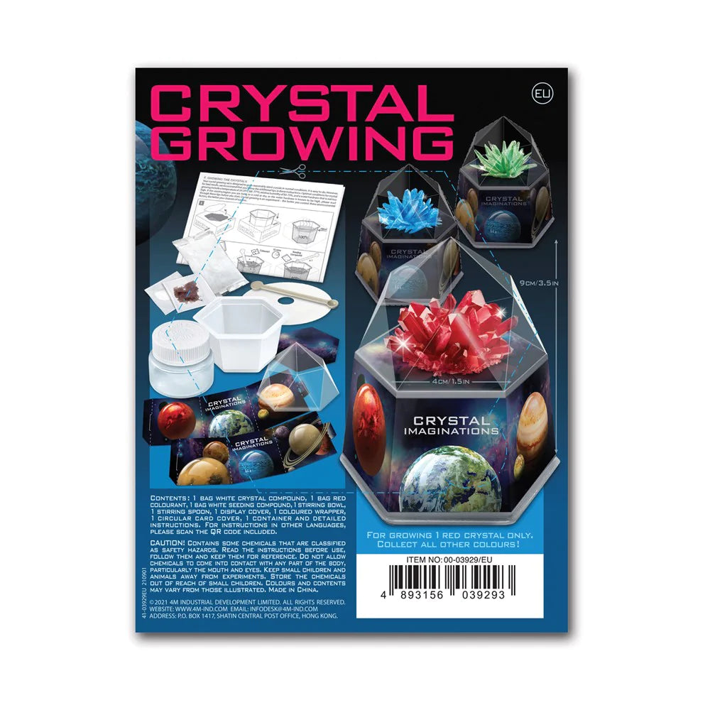 4M Crystal Growing Crystal Imaginations Red