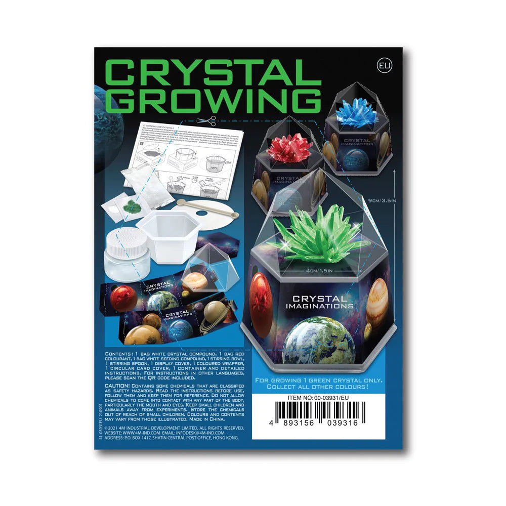 4M Crystal Growing Crystal Imaginations Green