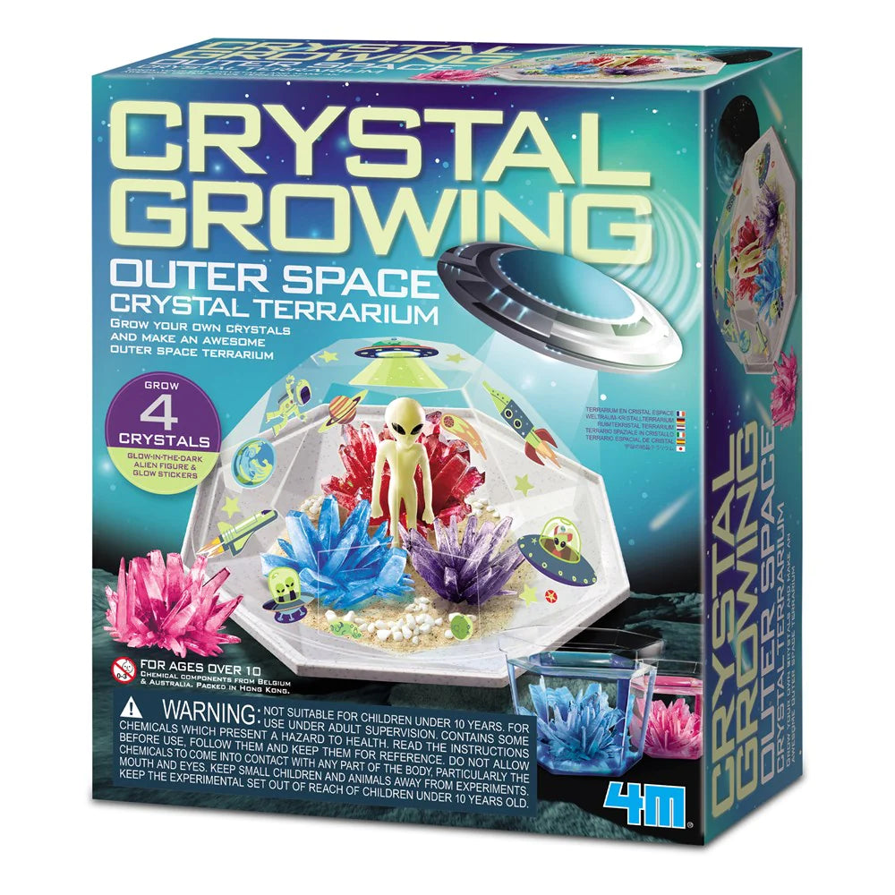 4M Crystal Growing Outer Space Crystal Terrarium