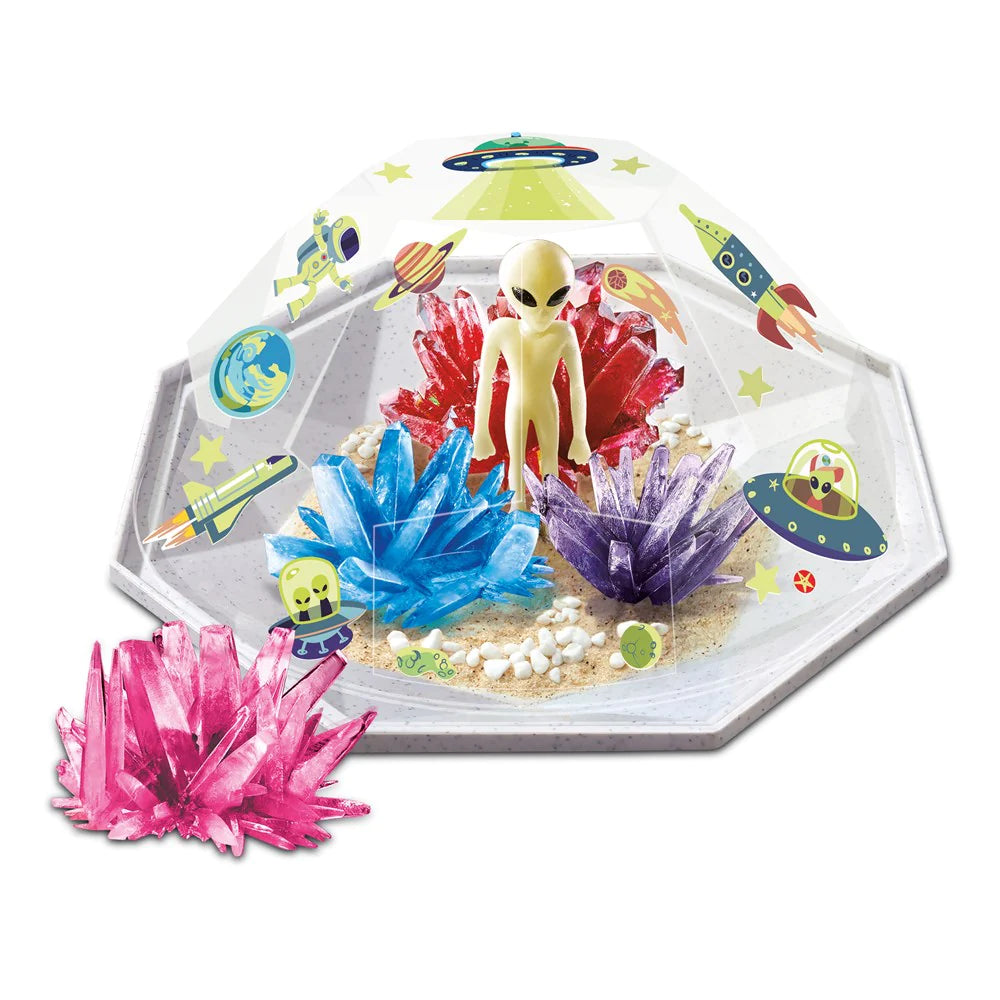 4M Crystal Growing Outer Space Crystal Terrarium