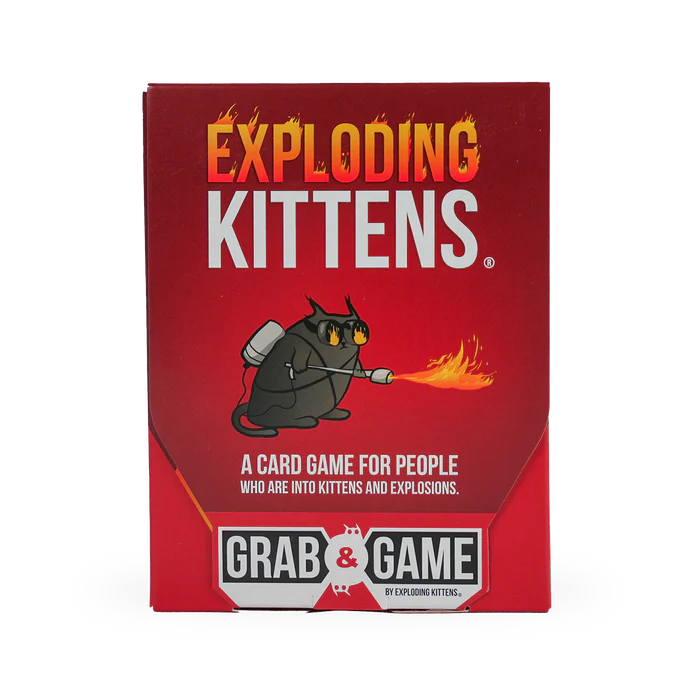Exploding Kittens Grab and Game Edition