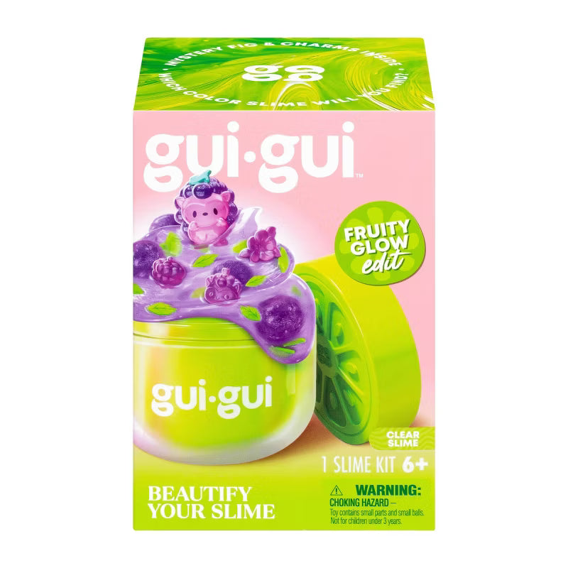 Gui Gui Slime Kit Fruity Glow: Clear