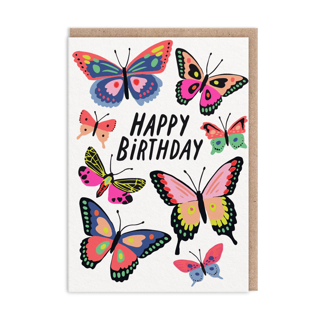 Ohh Deer Happy Birthday Butterflies
