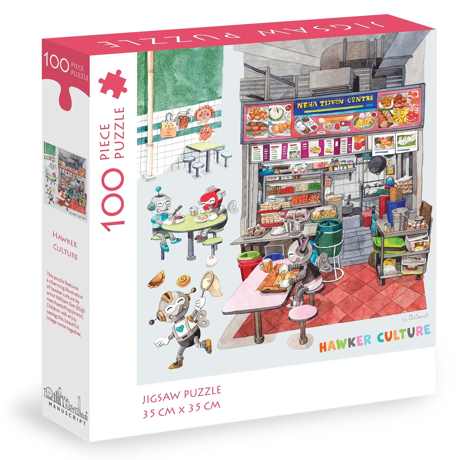 Singapore 100-piece Jigsaw Puzzle: Hawker Culture