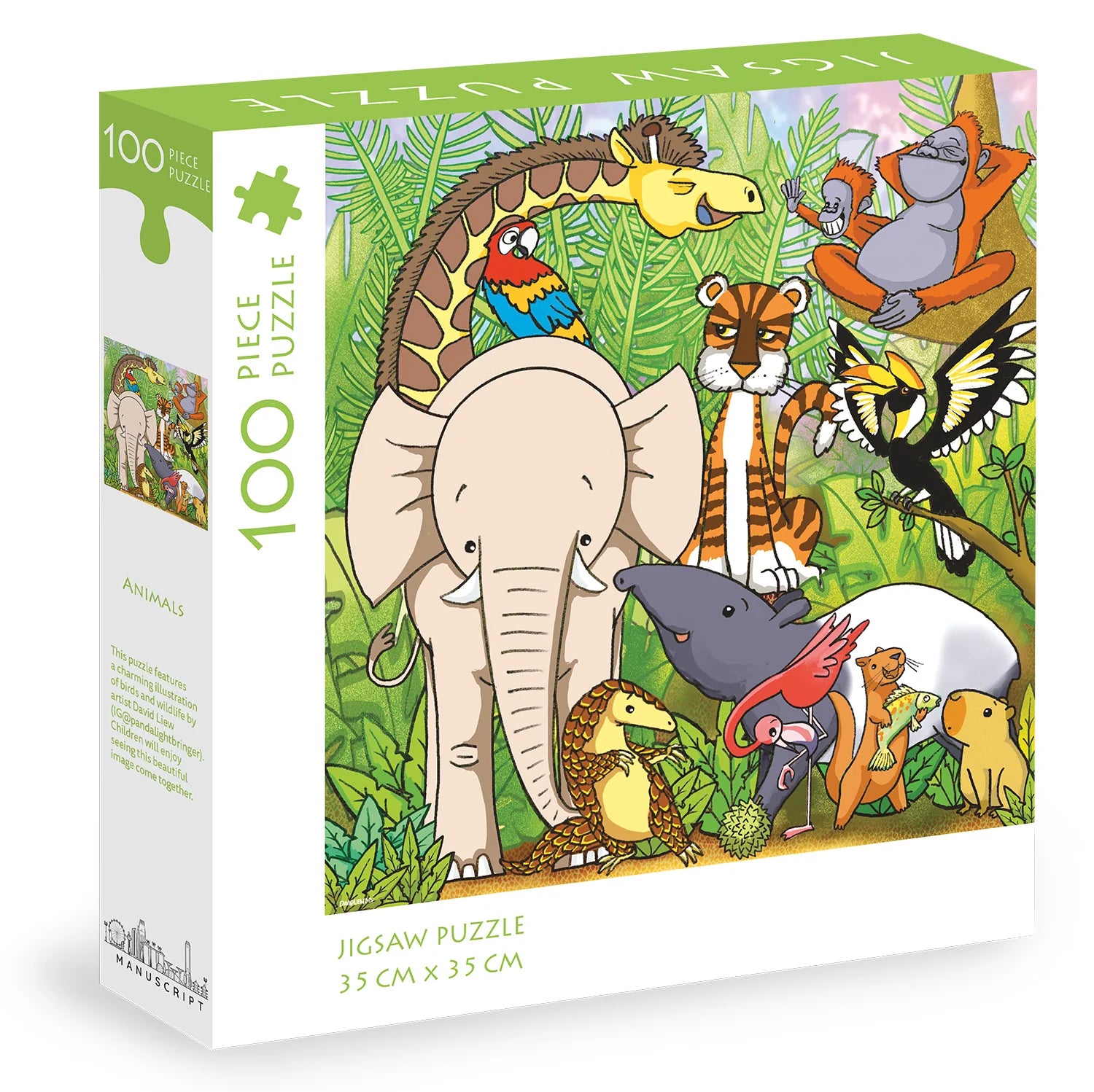 Singapore 100-piece Jigsaw Puzzle: Animals