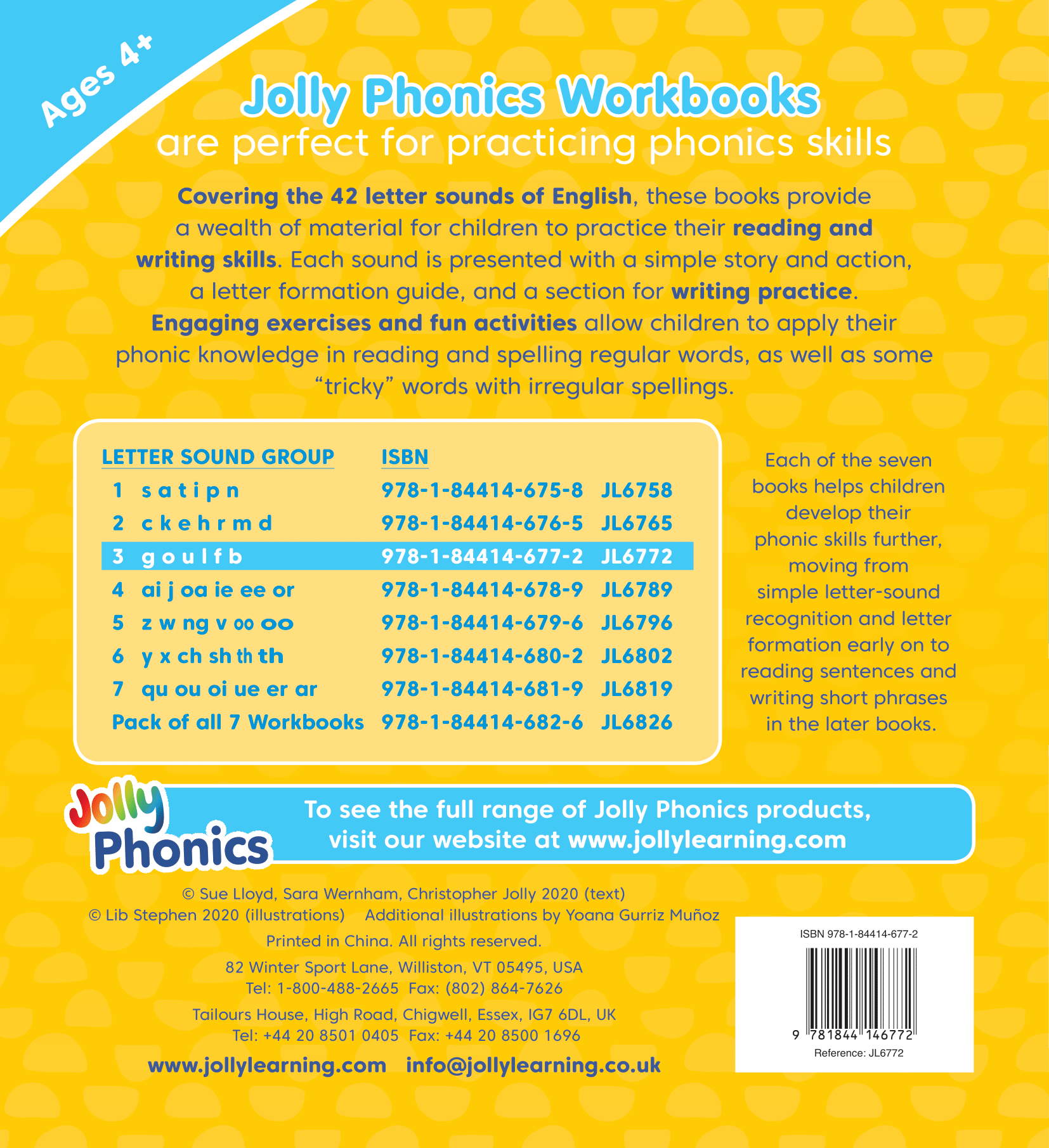 Jolly Phonics Workbook 3