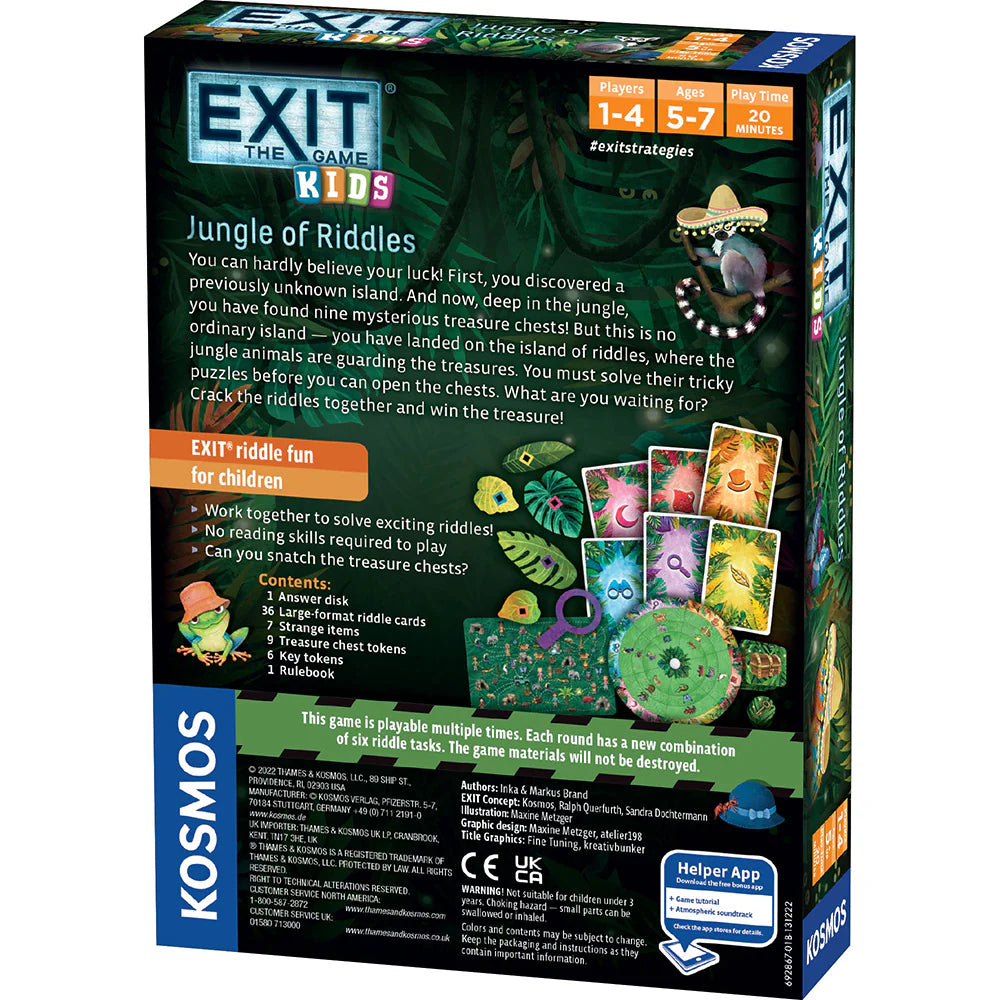 Exit The Game Kids The Jungle Of Riddles