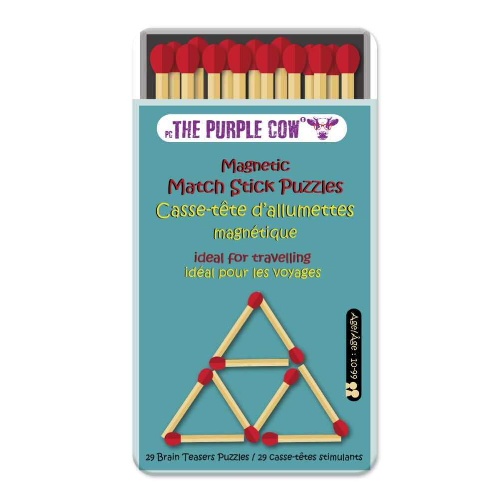 Purple Cow To Go Magnetic Travel Games: Matchstick Puzzle