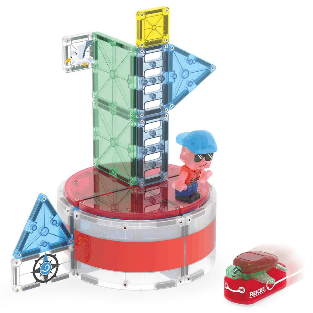 Magna-Tiles Lighthouse Rescue